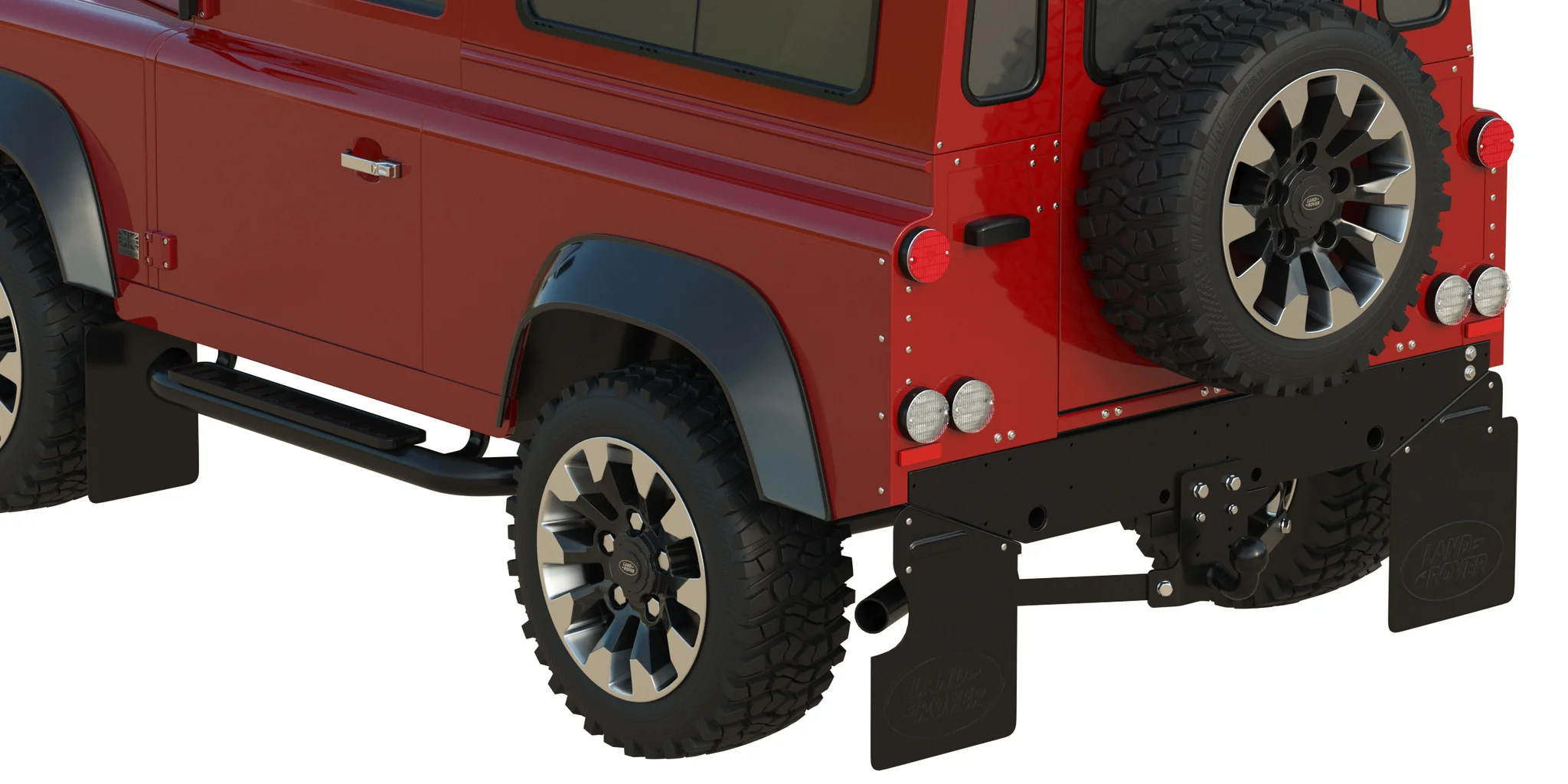Land Rover Defender Works V8, 3D model preview 37