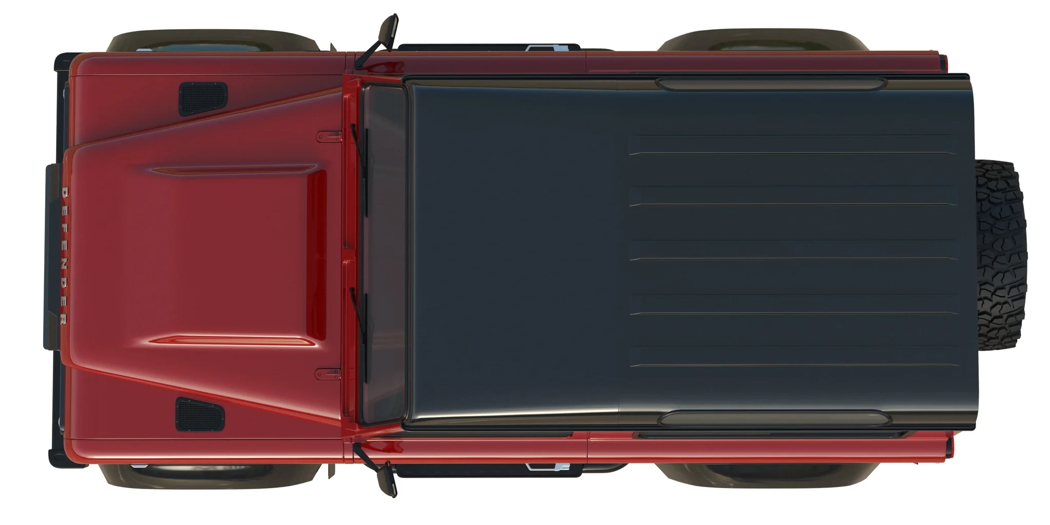 Land Rover Defender Works V8, 3D model preview 41