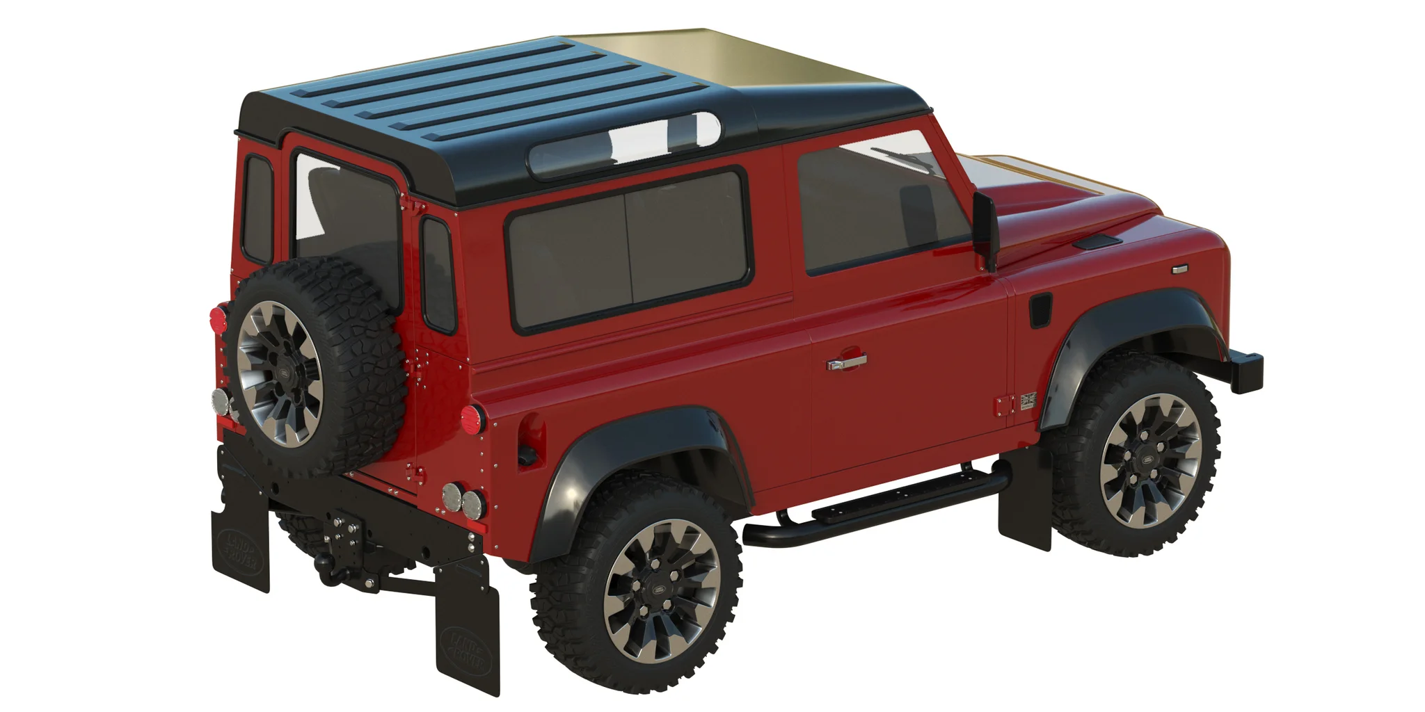 Land Rover Defender Works V8, 3D model preview 43
