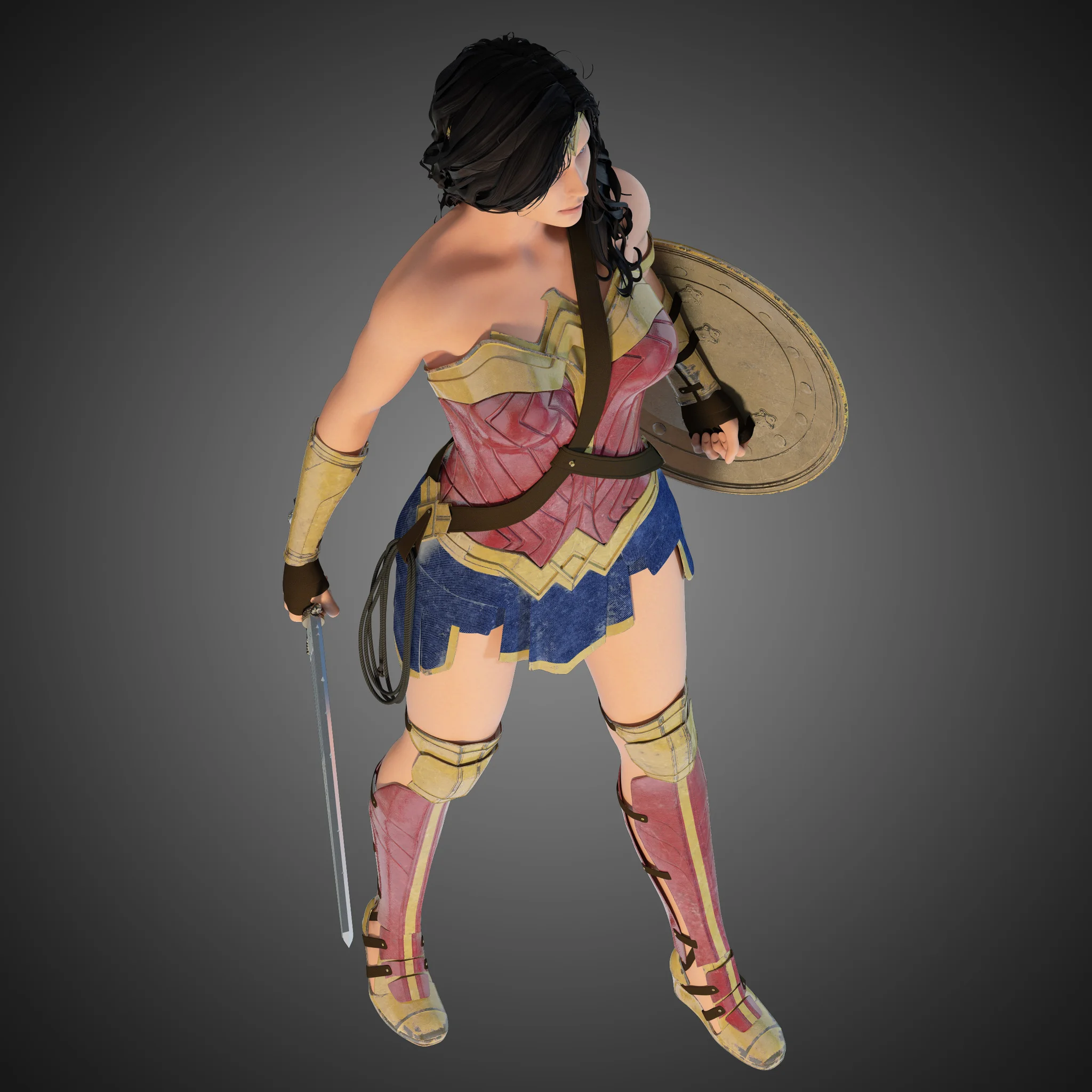 Wonder Woman — 3D model preview 2