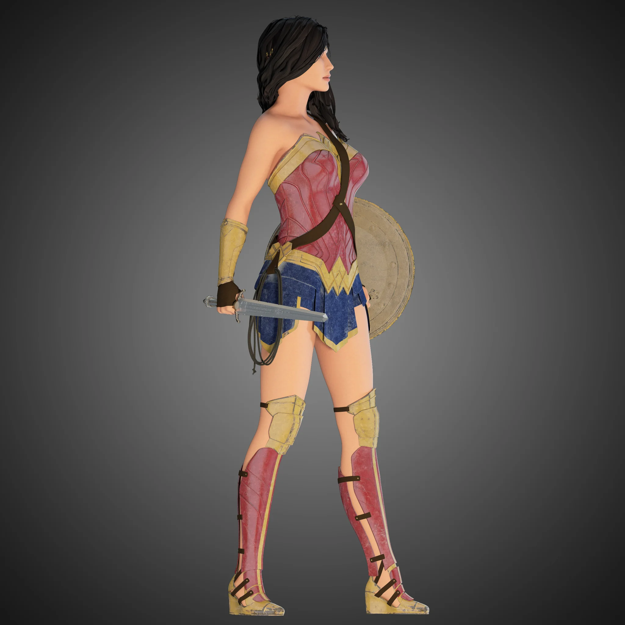 Wonder Woman — 3D model preview 3