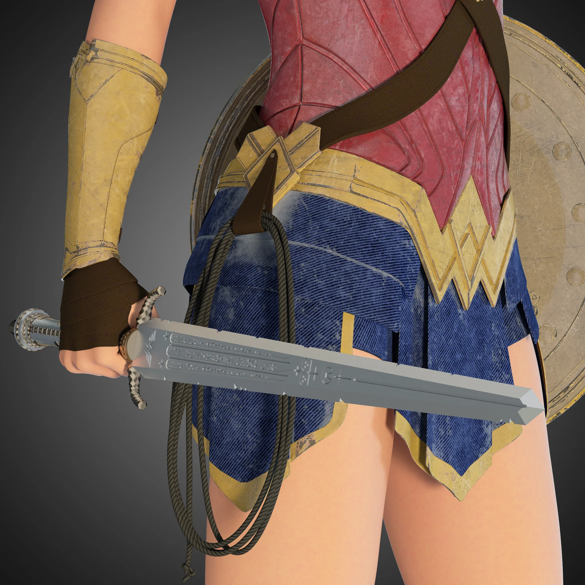 Wonder Woman — 3D model preview 10