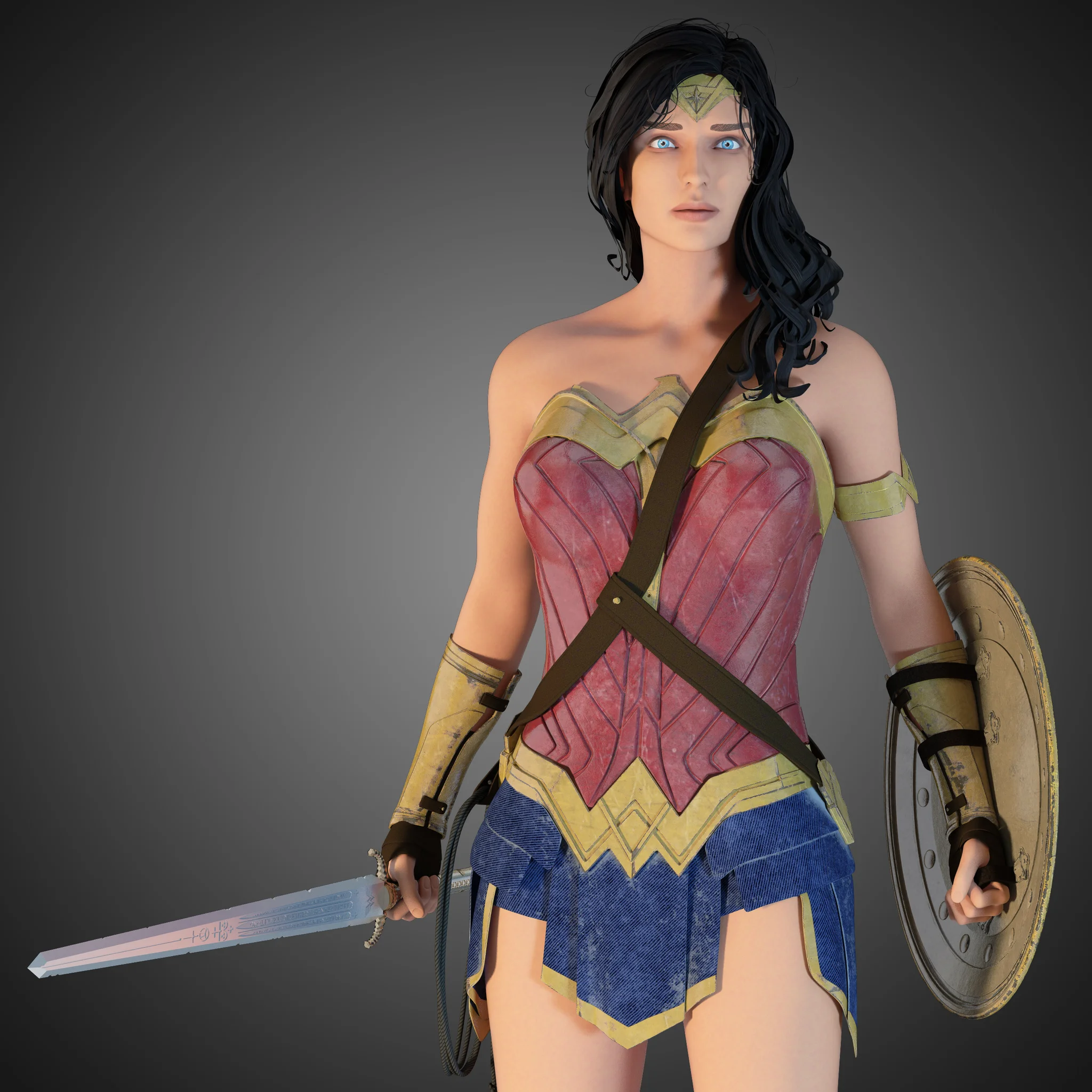 Wonder Woman — 3D model preview 11