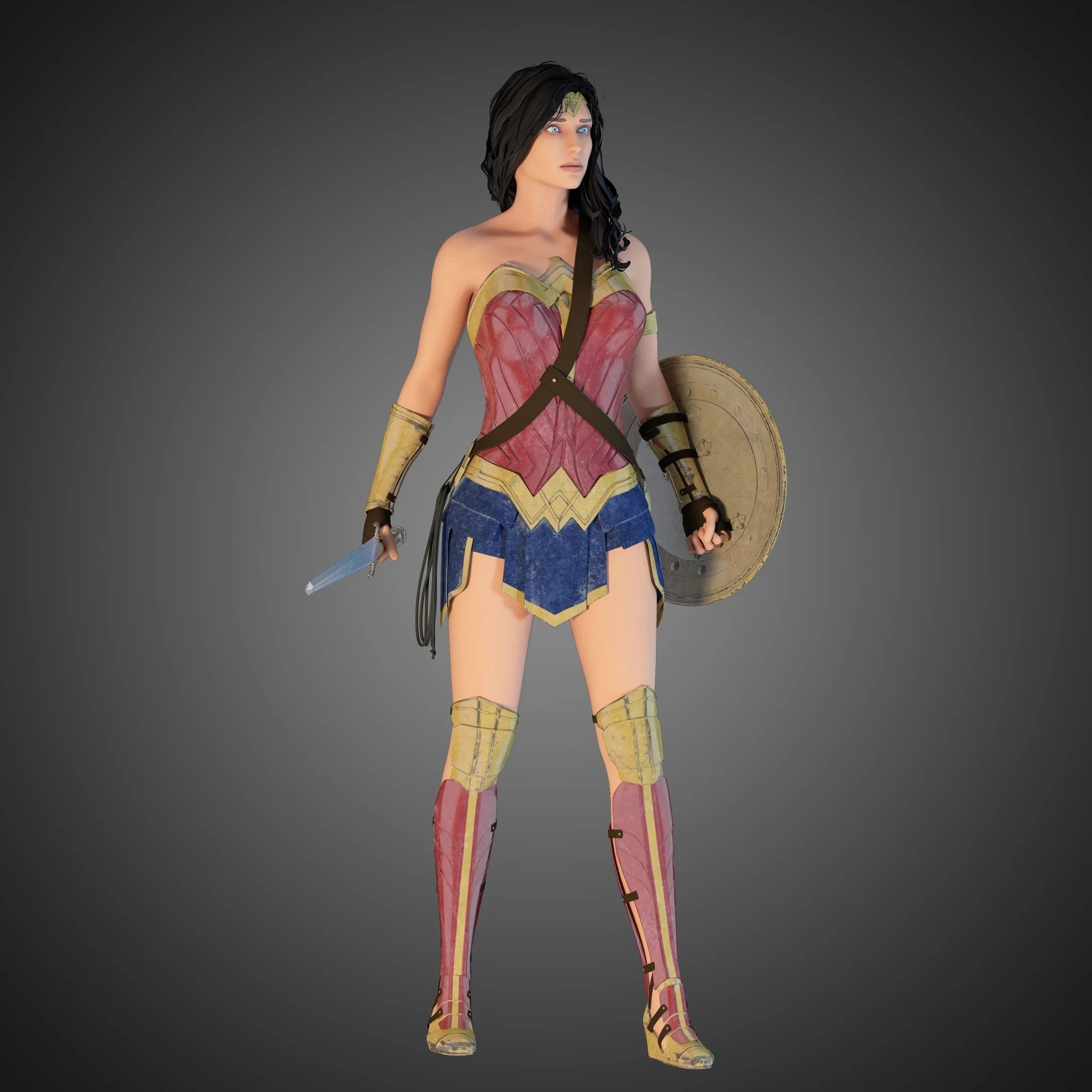 Wonder Woman — 3D model preview 12