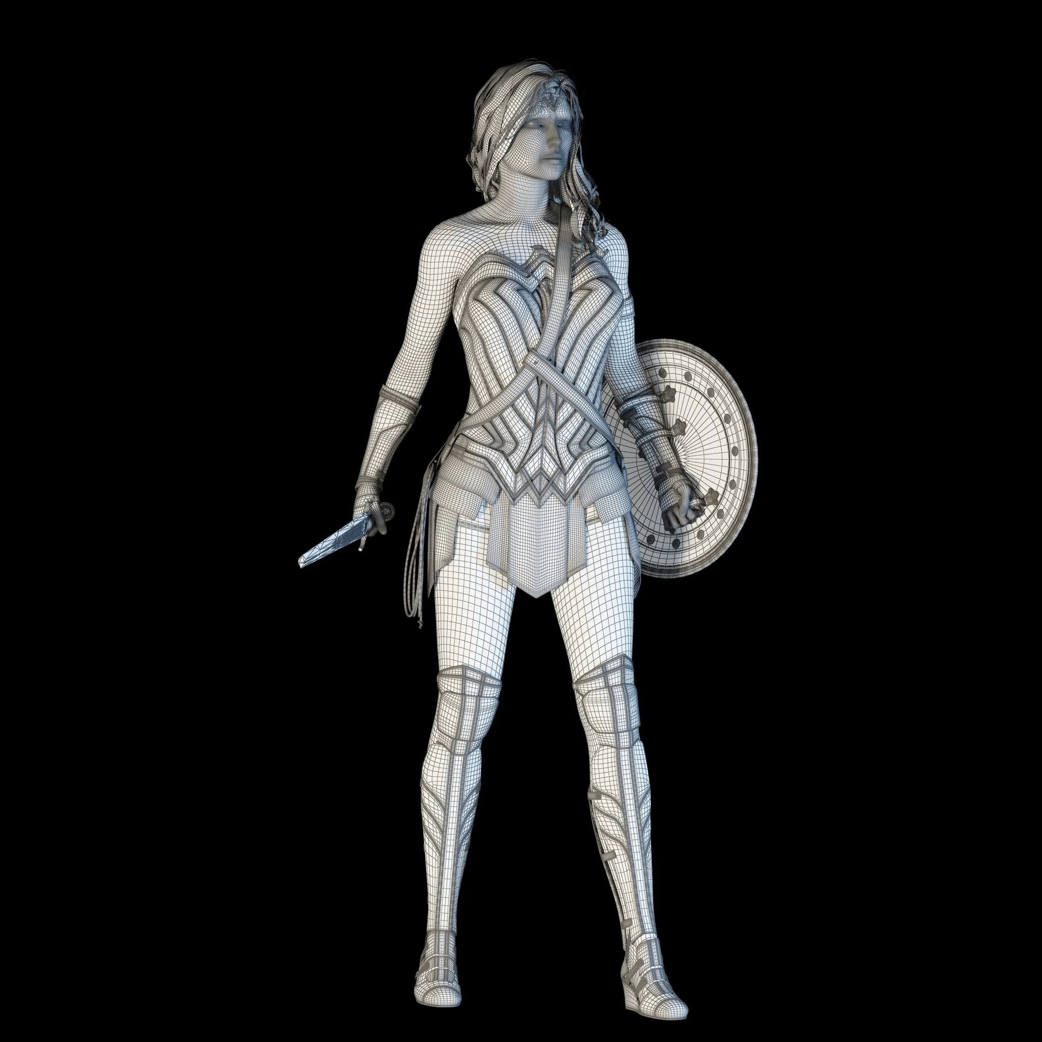Wonder Woman — 3D model preview 13