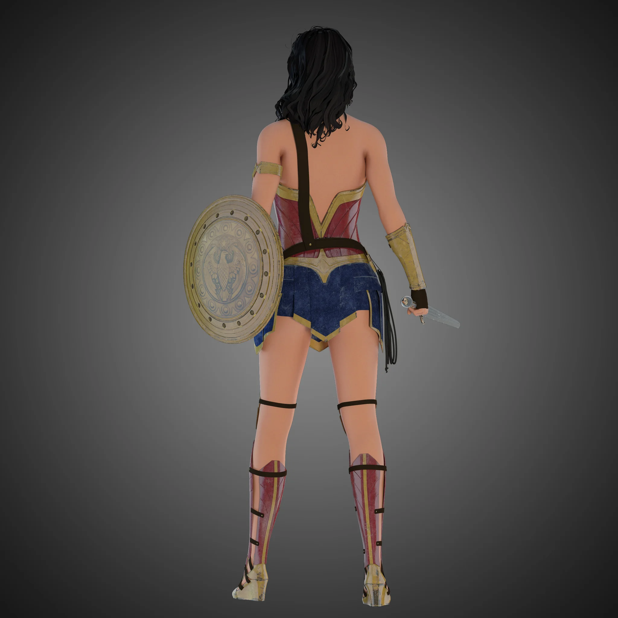 Wonder Woman — 3D model preview 16