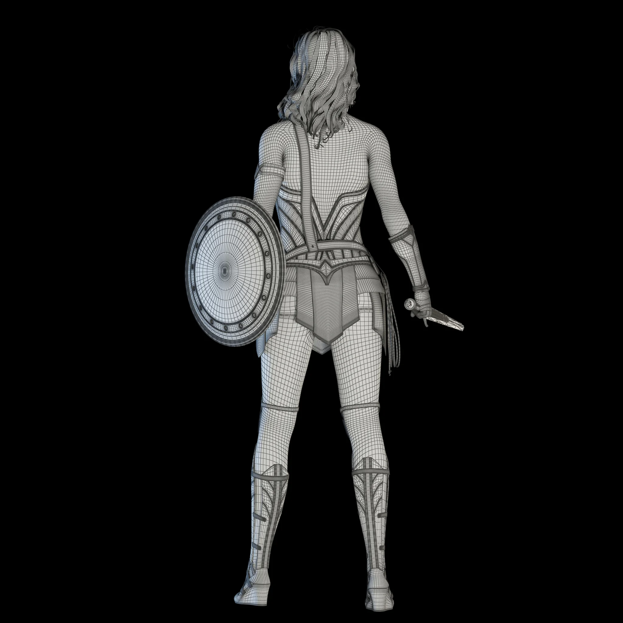 Wonder Woman — 3D model preview 17
