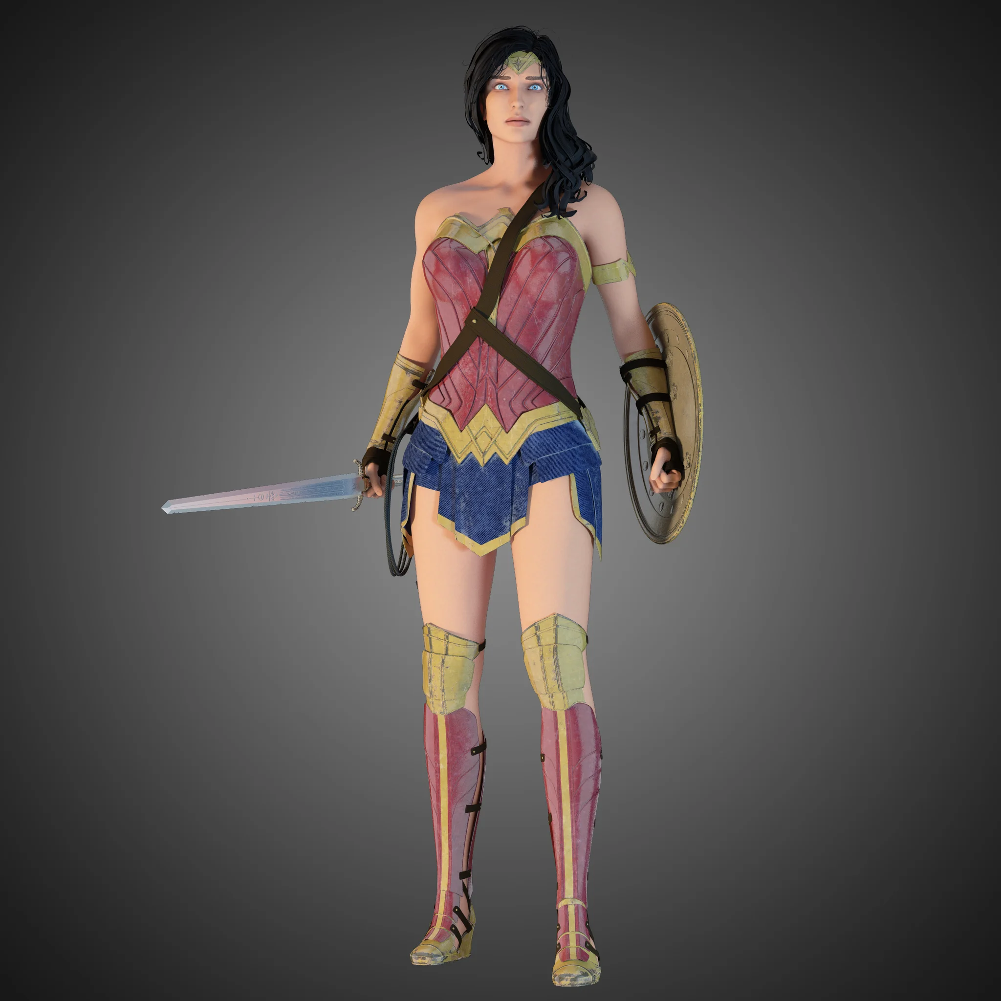 Wonder Woman — 3D model preview 33