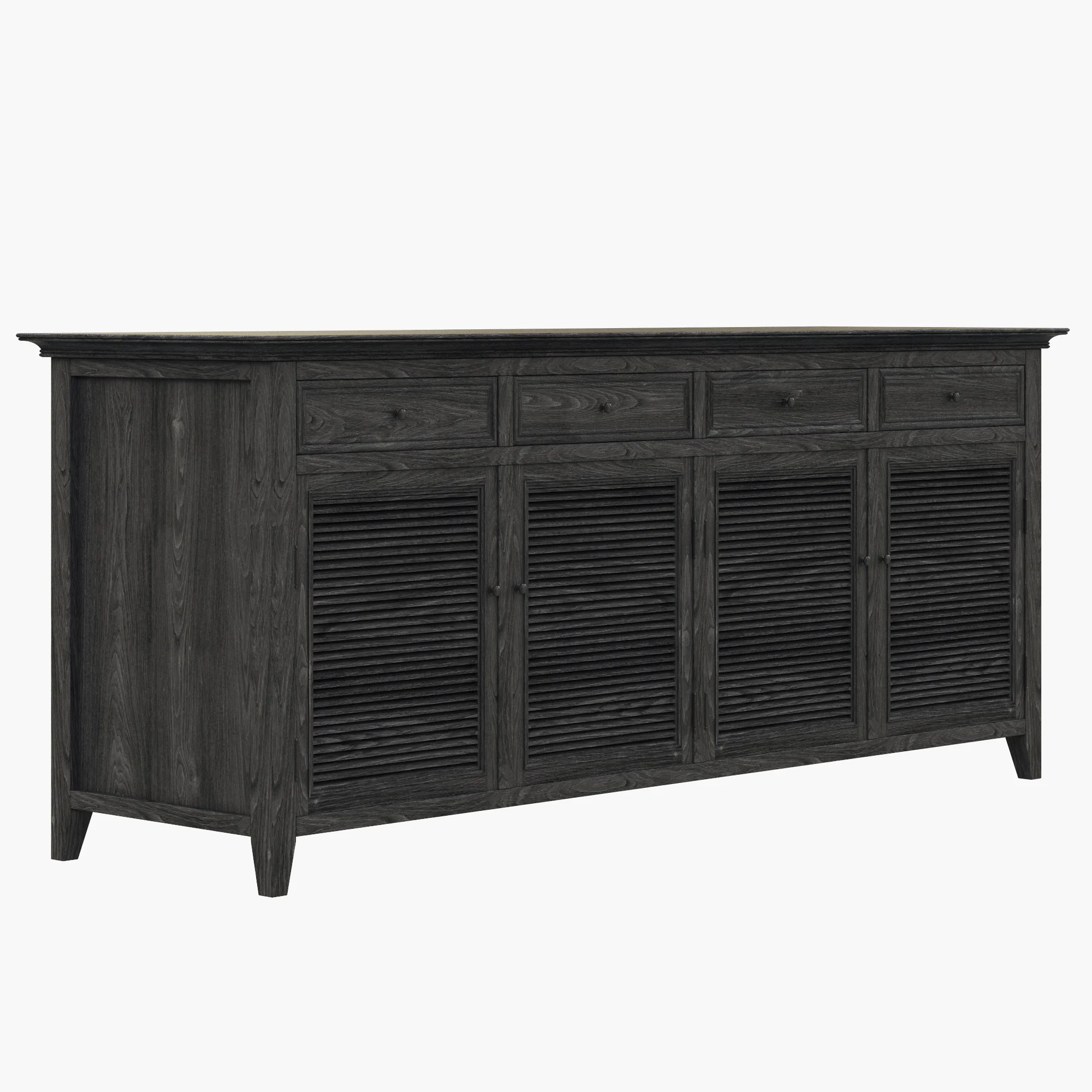 Restoration Hardware Shutter Sideboard — 3D model preview 3