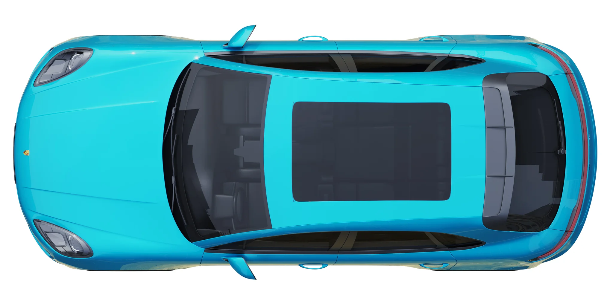 Porsche Macan Turbo, 3D model preview 30