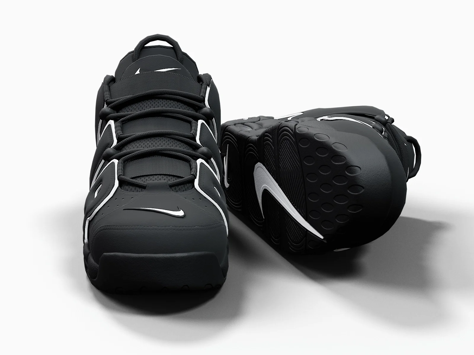 Nike Air More Uptempo96 1, 3D model preview 2