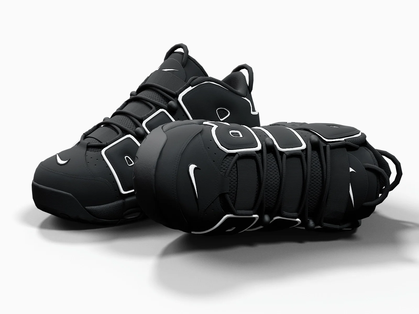 Nike Air More Uptempo96 1, 3D model preview 3