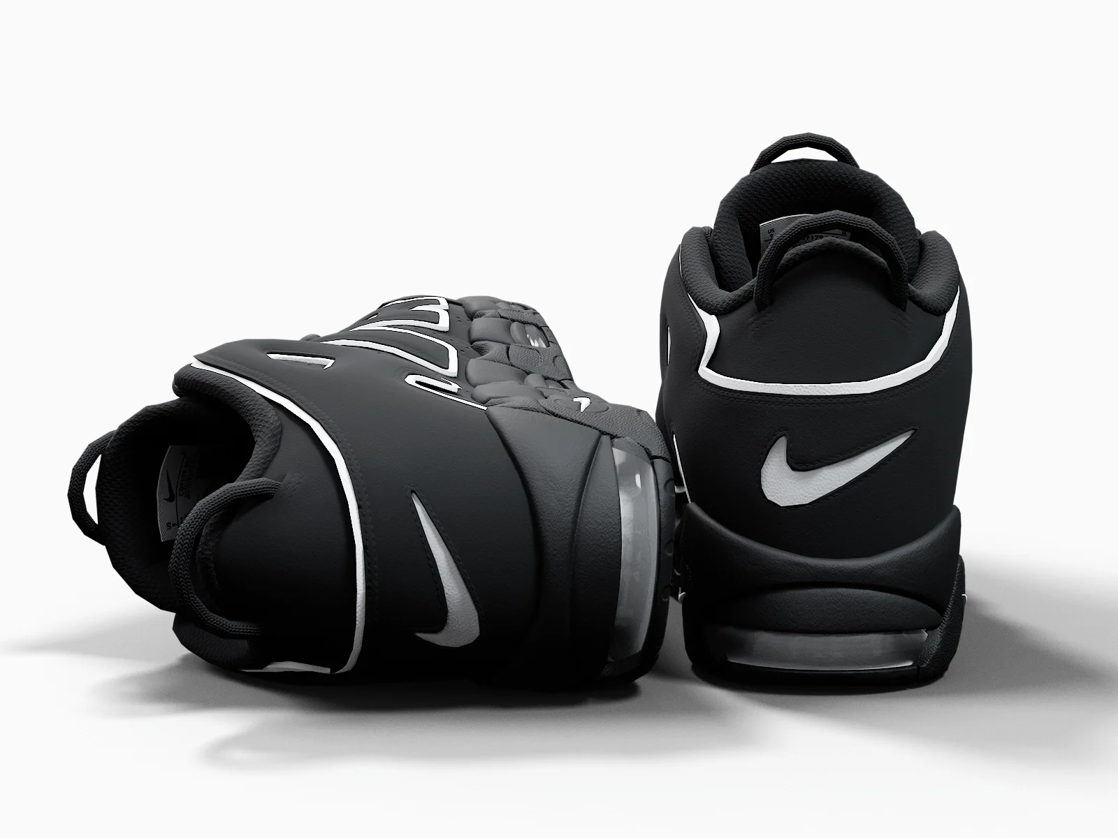 Nike Air More Uptempo96 1, 3D model preview 6