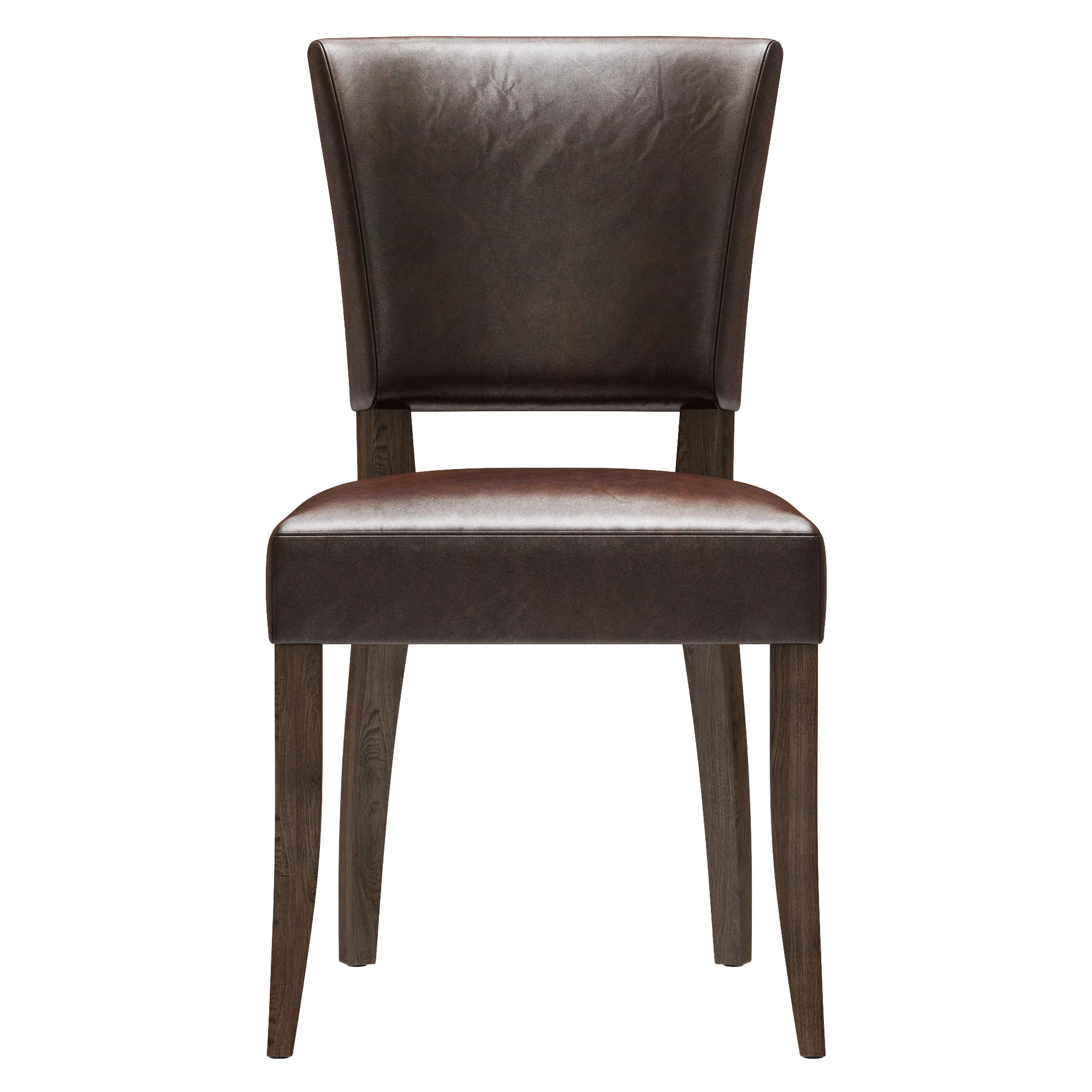 Restoration Hardware Adele Leather Side Chair — 3D model preview 6