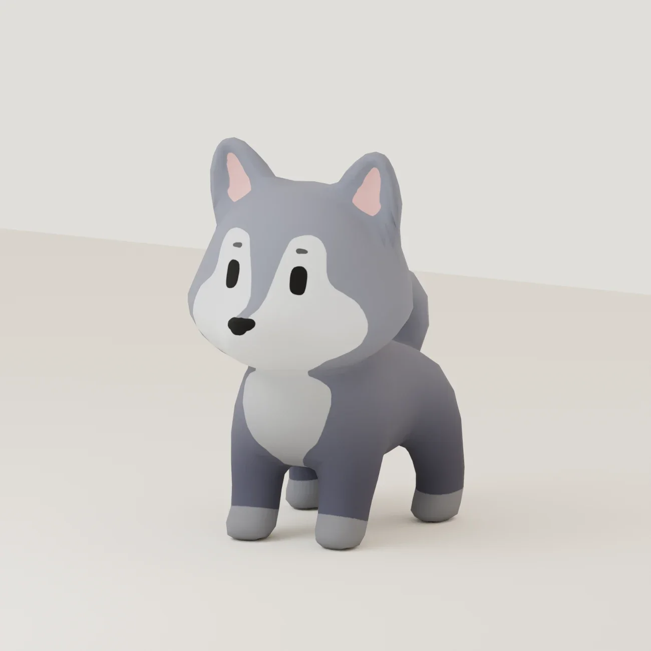 Stylized Animal Wolf