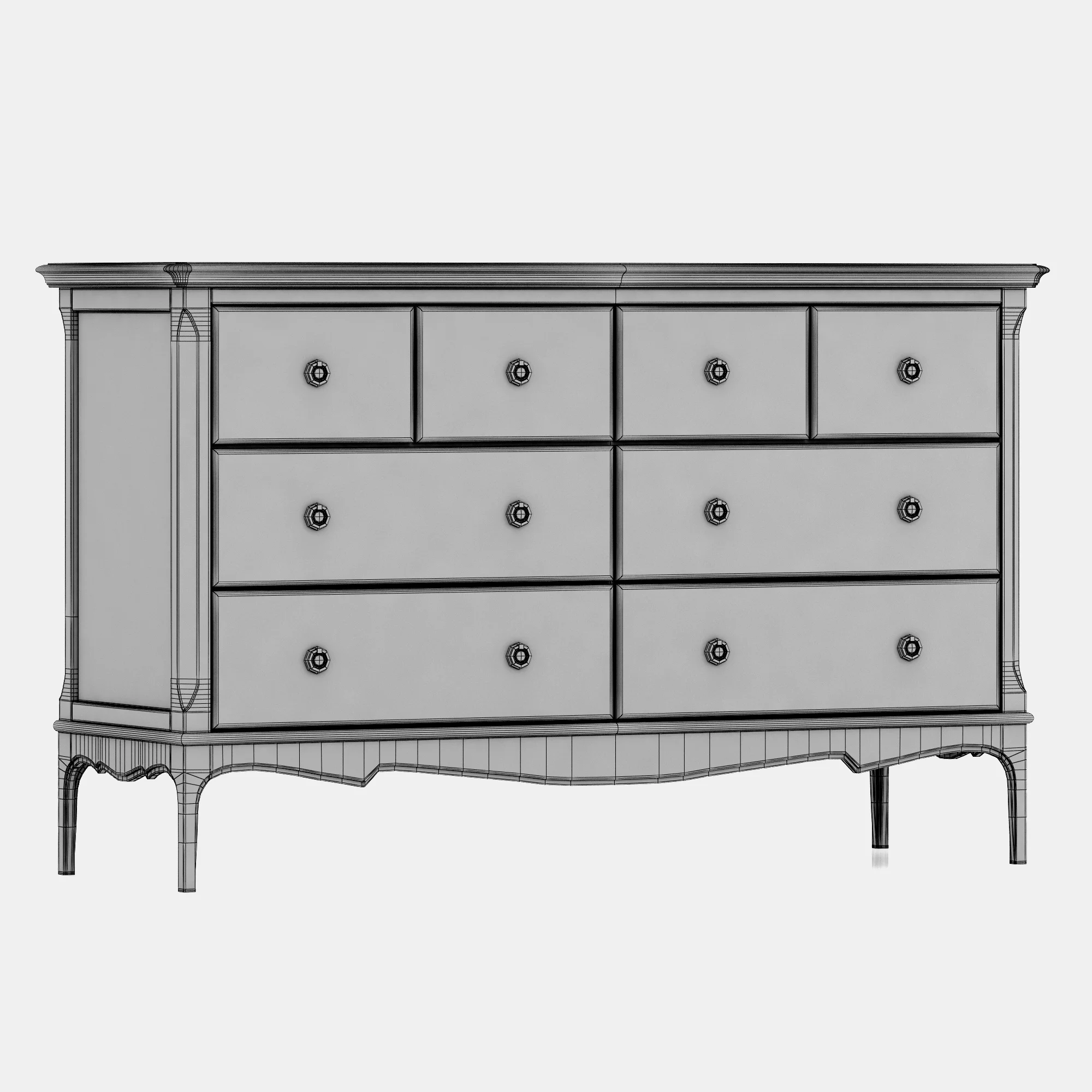 Dantone Home Venice Drawer 2 — 3D model preview 7