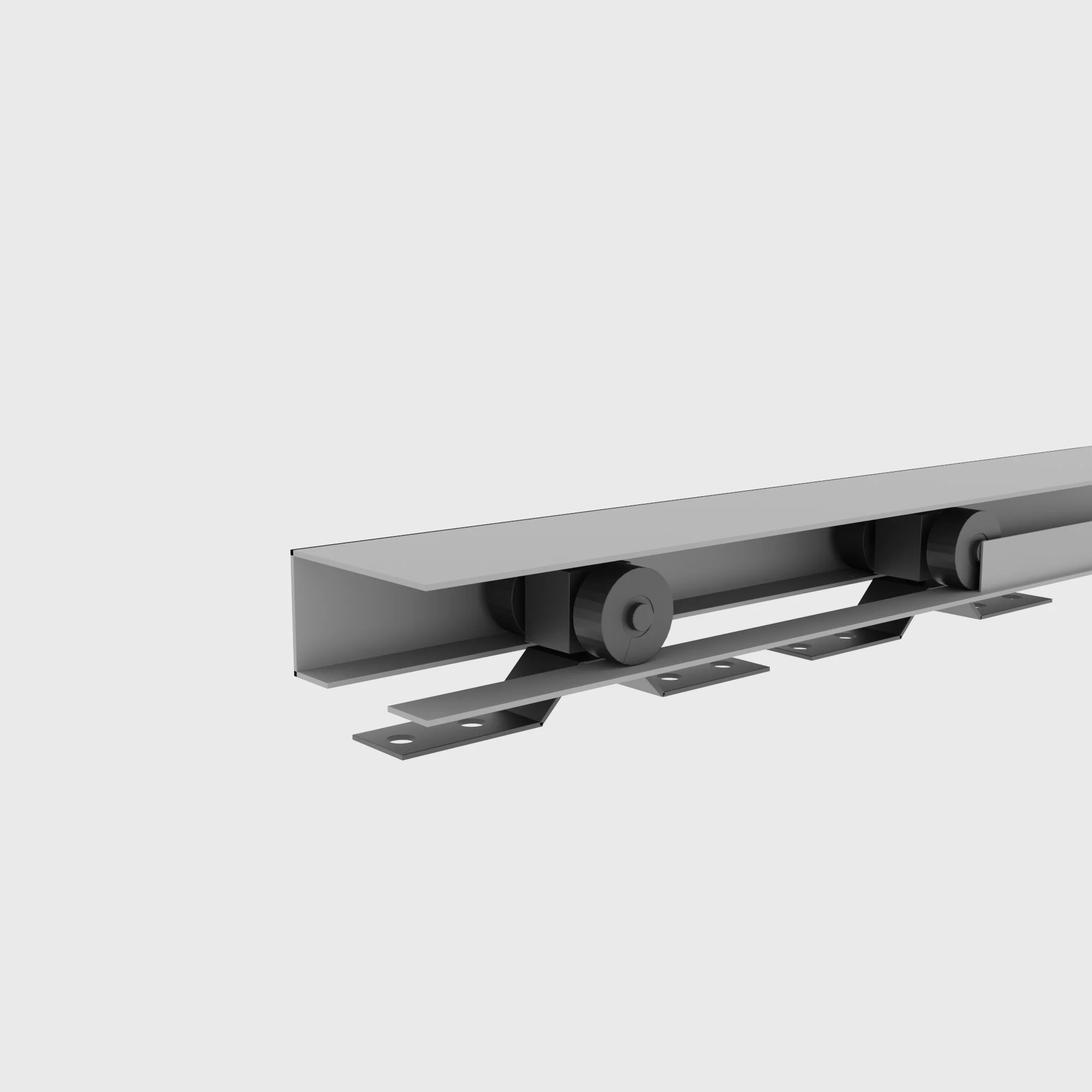 Sliding Door MDF 3 Set, 3D model preview 8