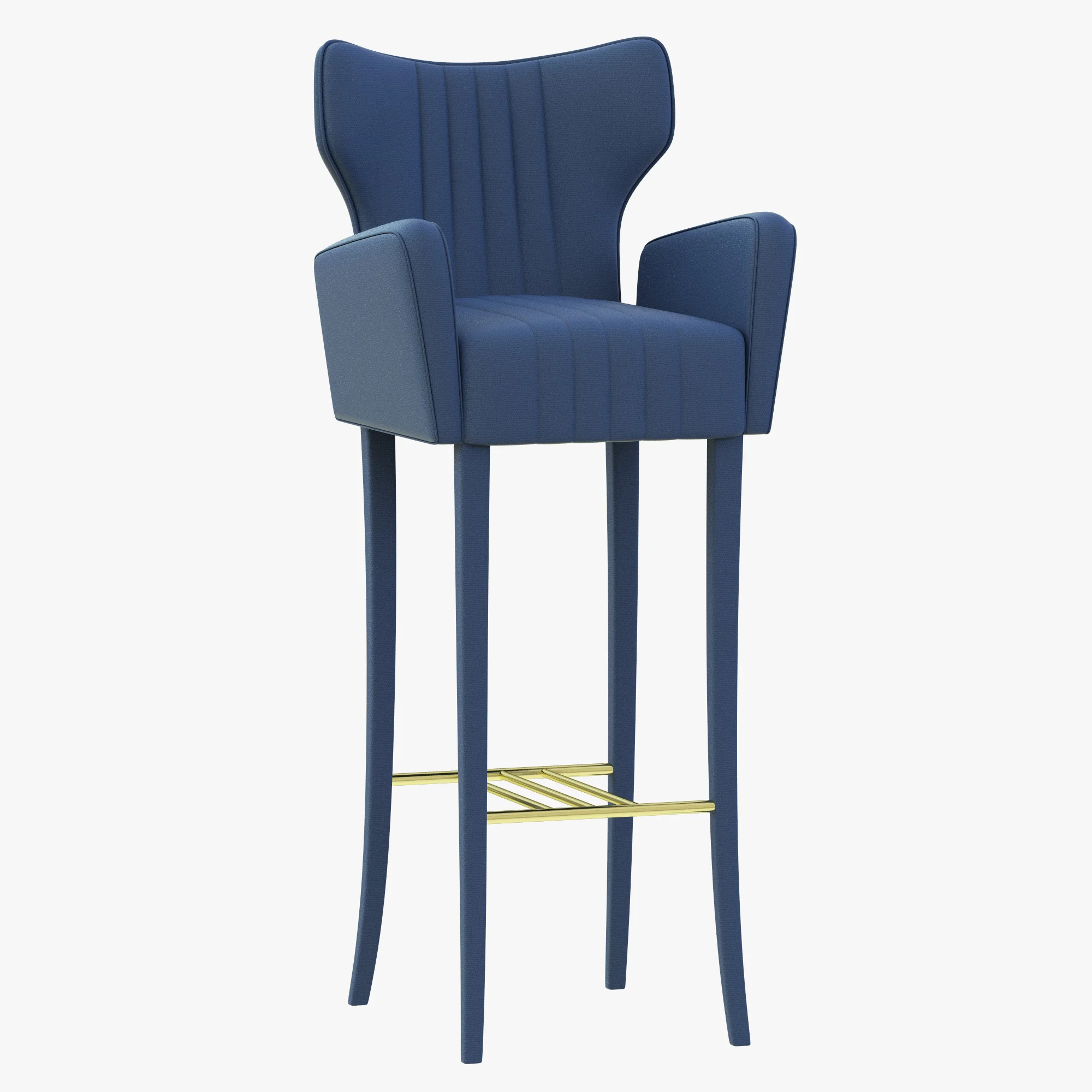 Brabbu Davis Bar Chair — 3D model preview 1