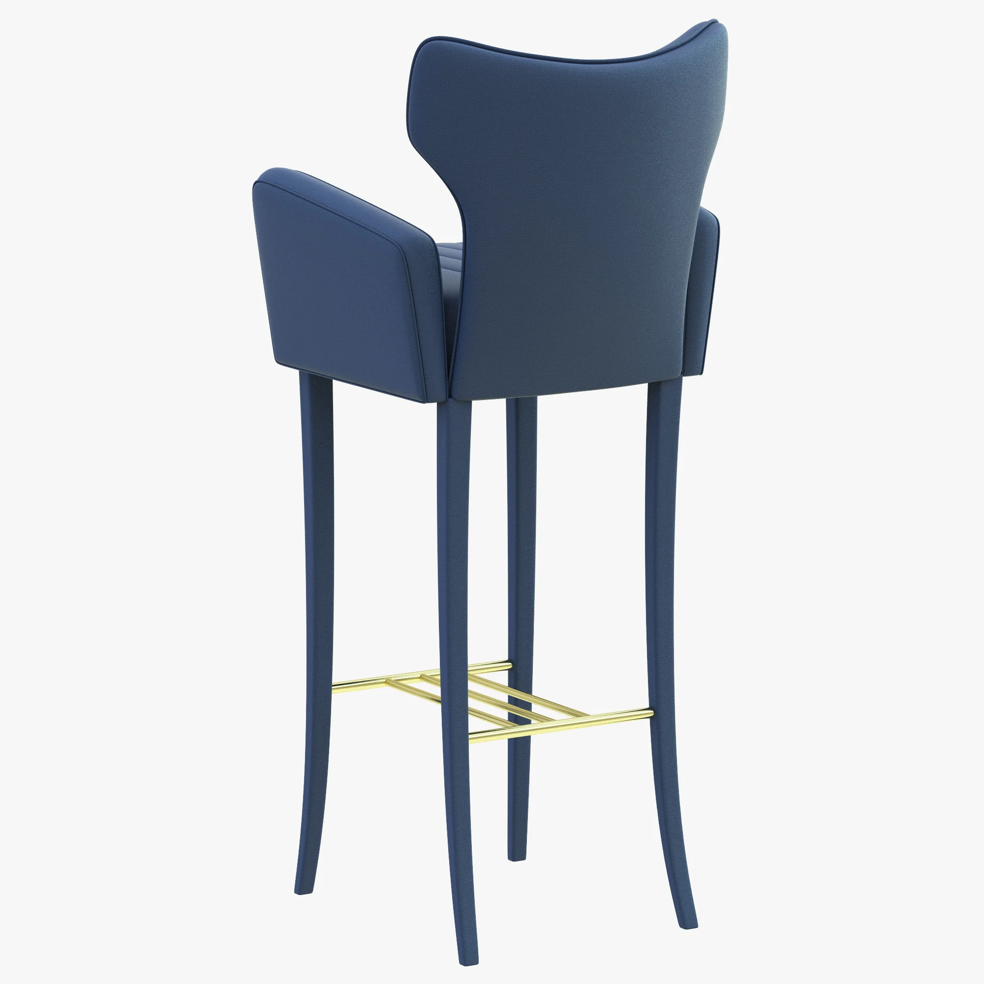 Brabbu Davis Bar Chair — 3D model preview 5
