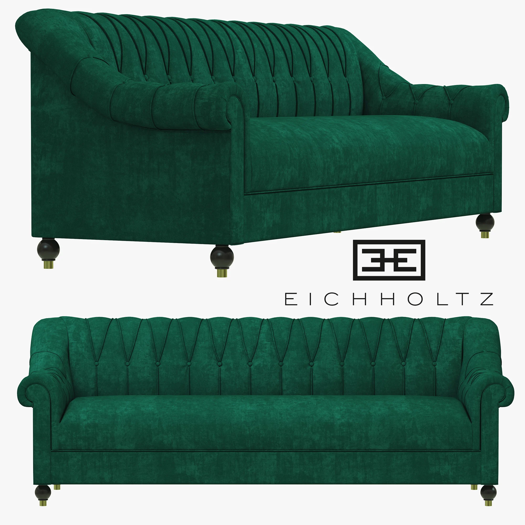 Eichholtz Sofa Brian — 3D model preview 3