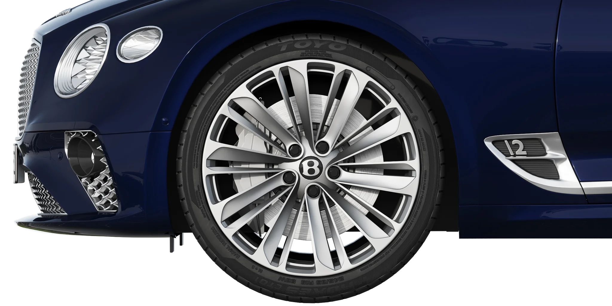 Bentley Continental GT Speed Convertible, 3D model preview 1
