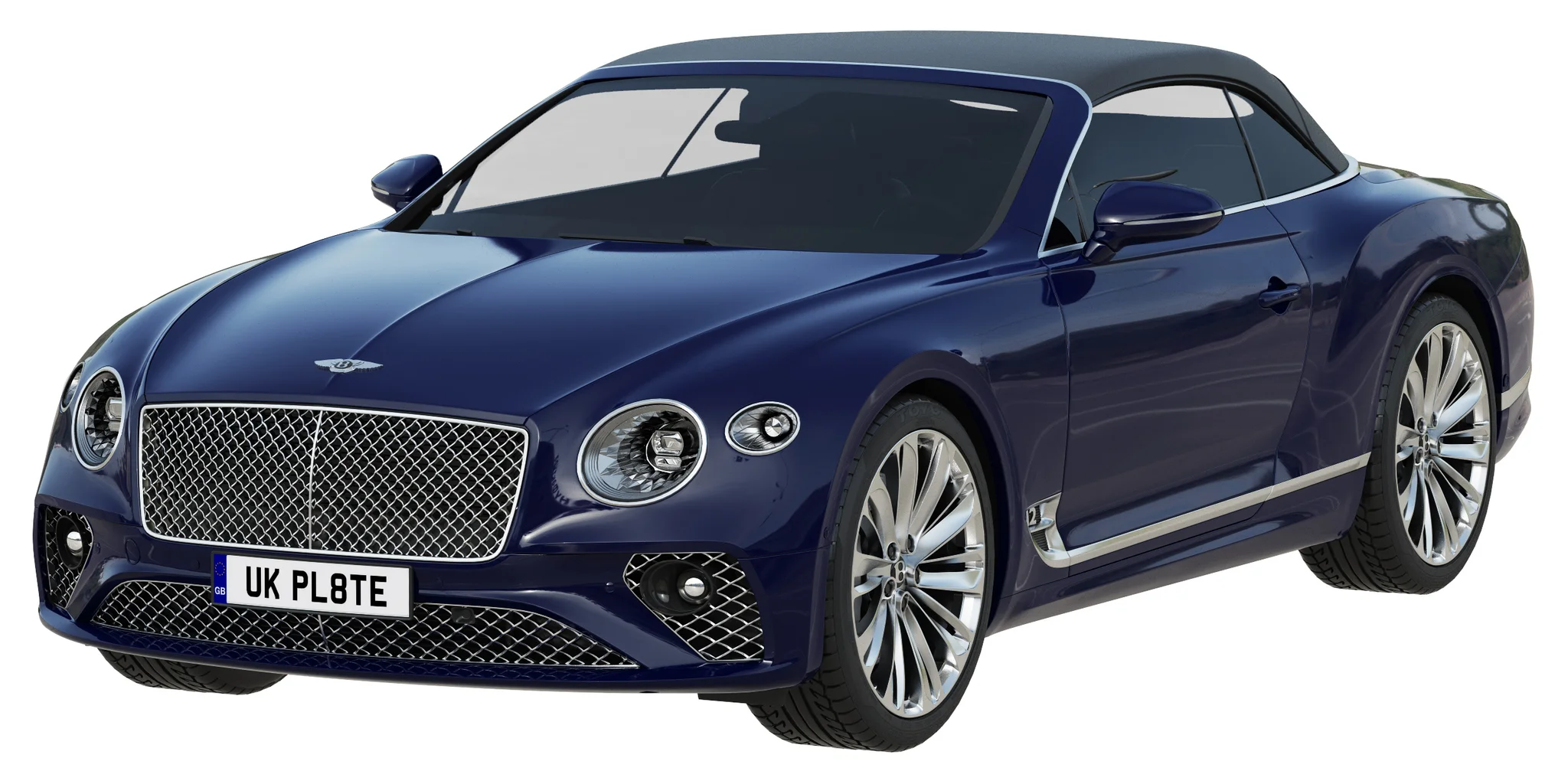 Bentley Continental GT Speed Convertible, 3D model preview 13