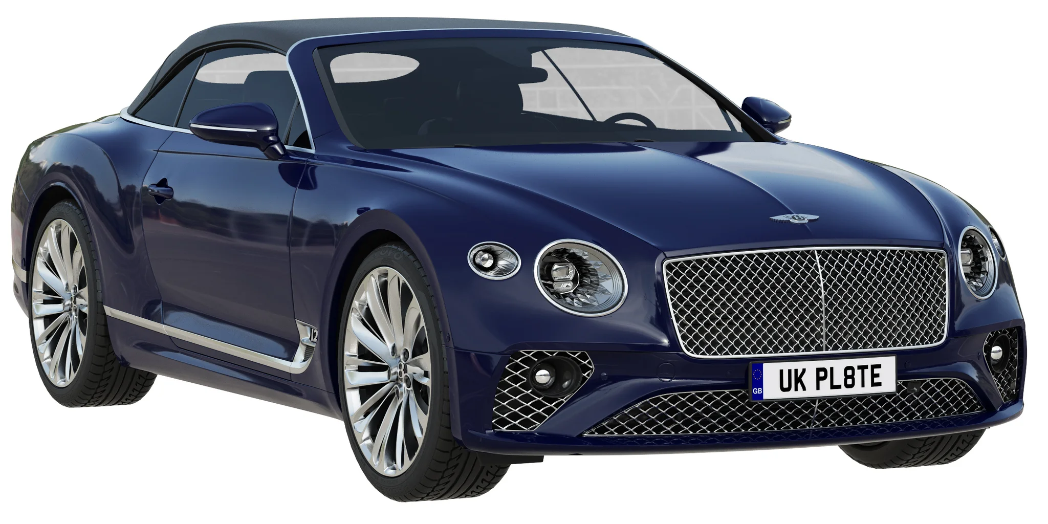 Bentley Continental GT Speed Convertible, 3D model preview 19