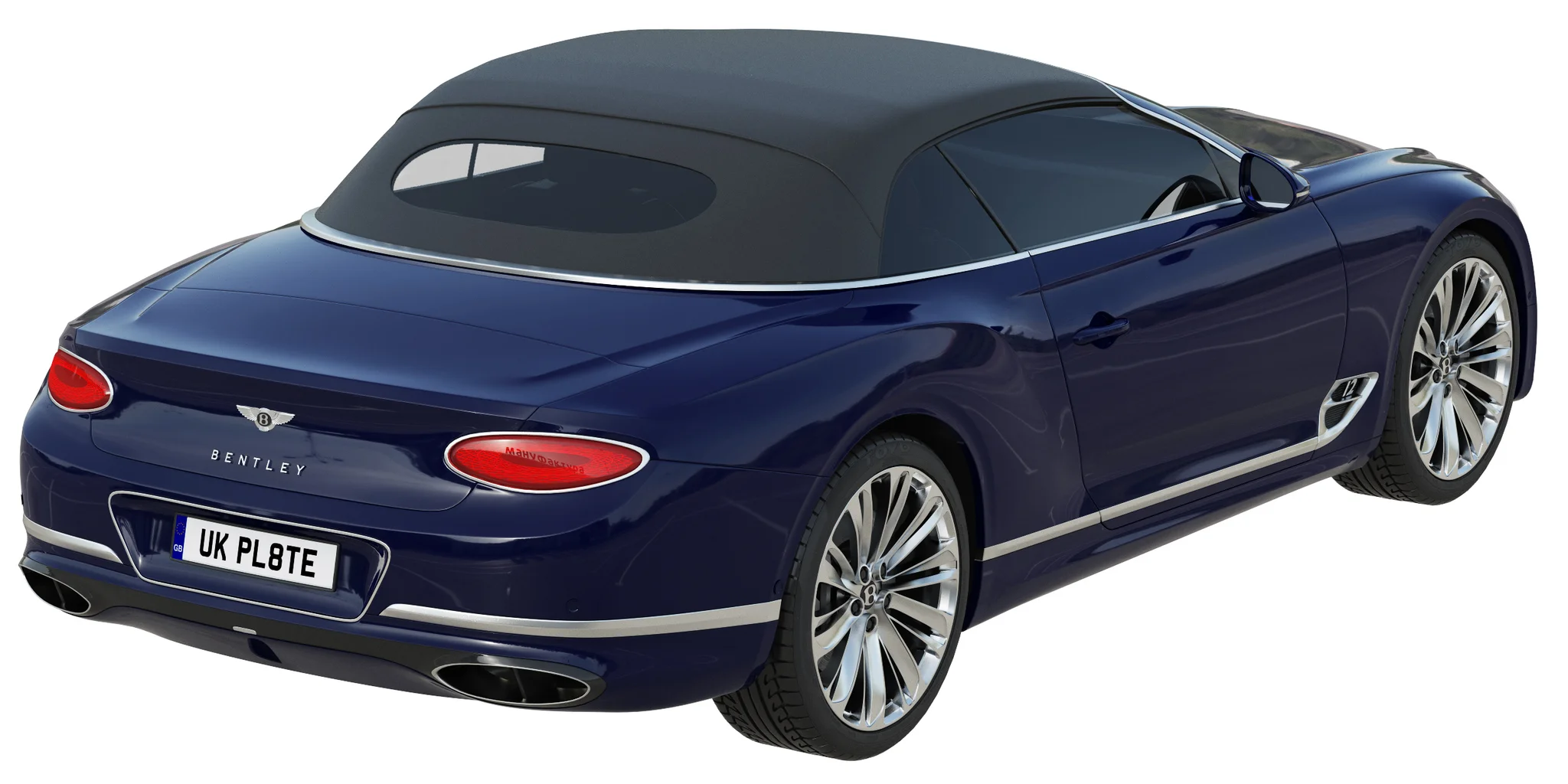 Bentley Continental GT Speed Convertible, 3D model preview 37