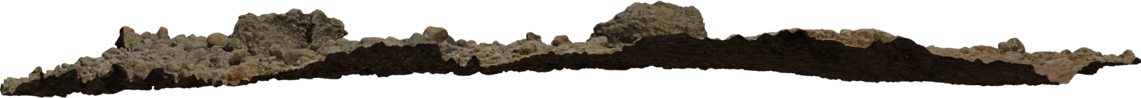 Coastal Rocky Terrain Patch 4K, 3D model preview 2