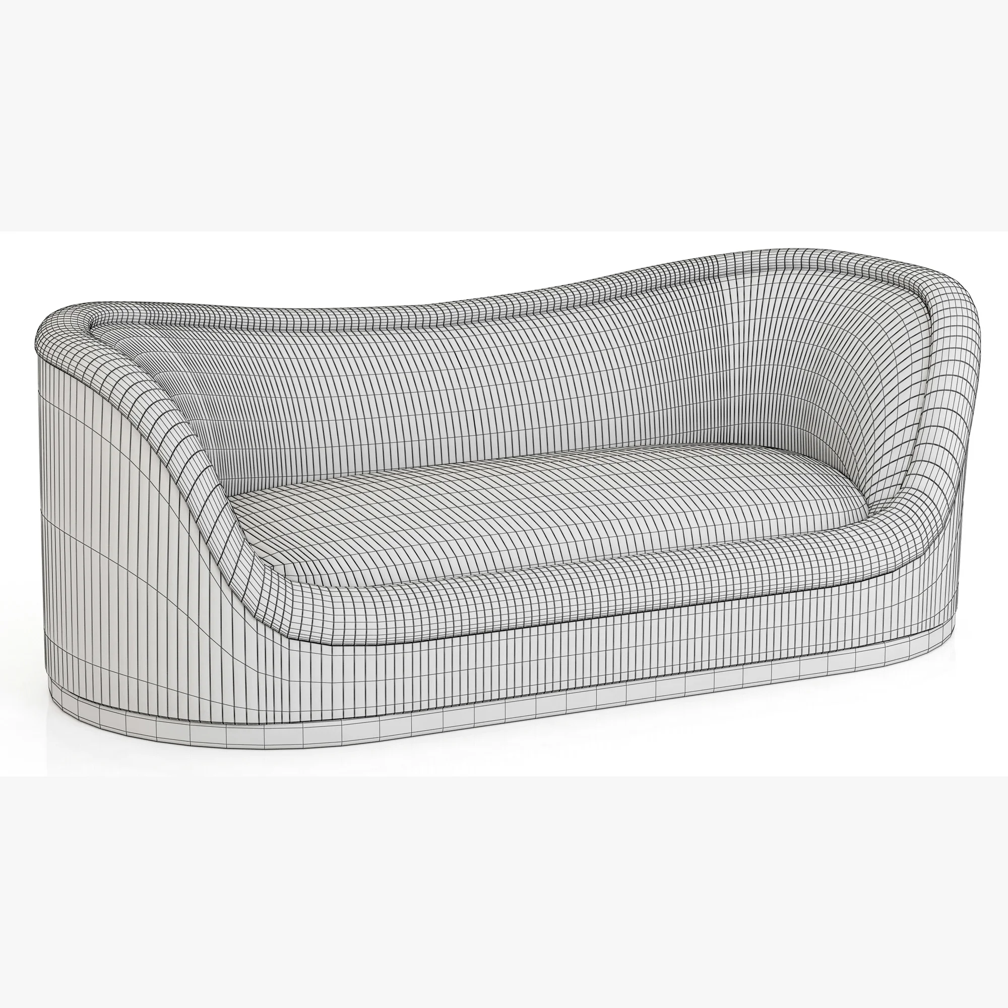 Brabbu Dakota Sofa — 3D model preview 4