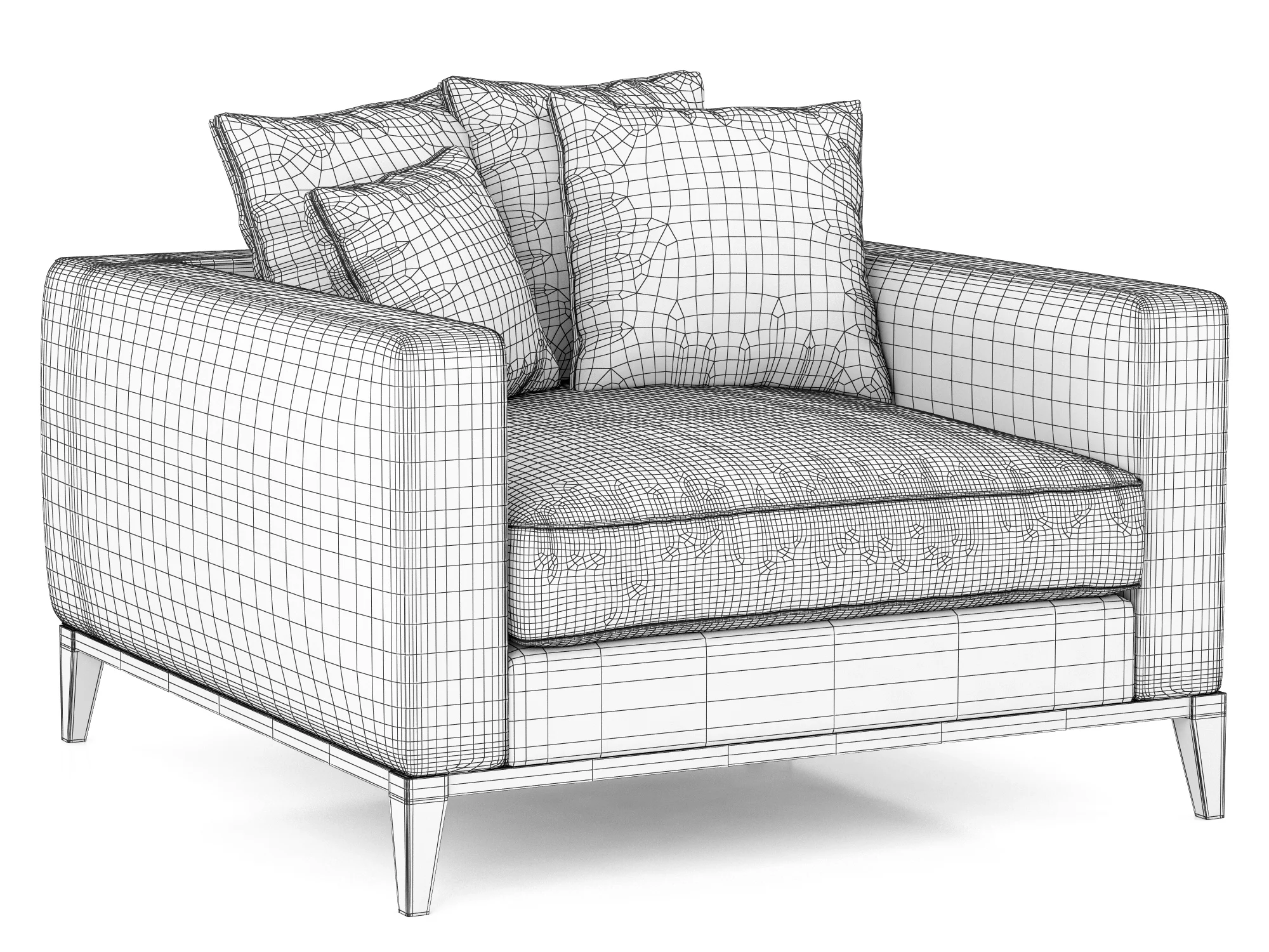 Eichholtz Chair Principe — 3D model preview 8