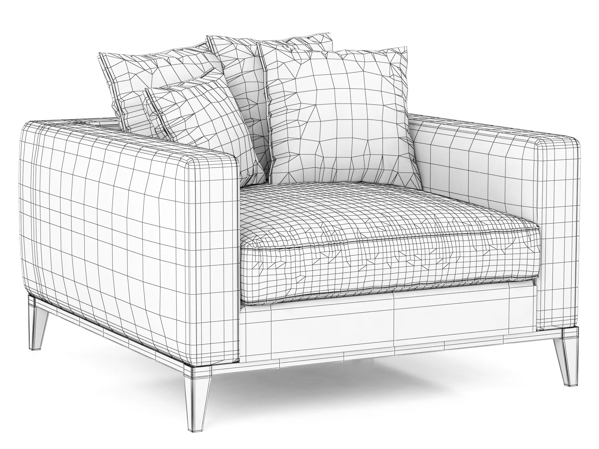 Eichholtz Chair Principe — 3D model preview 9