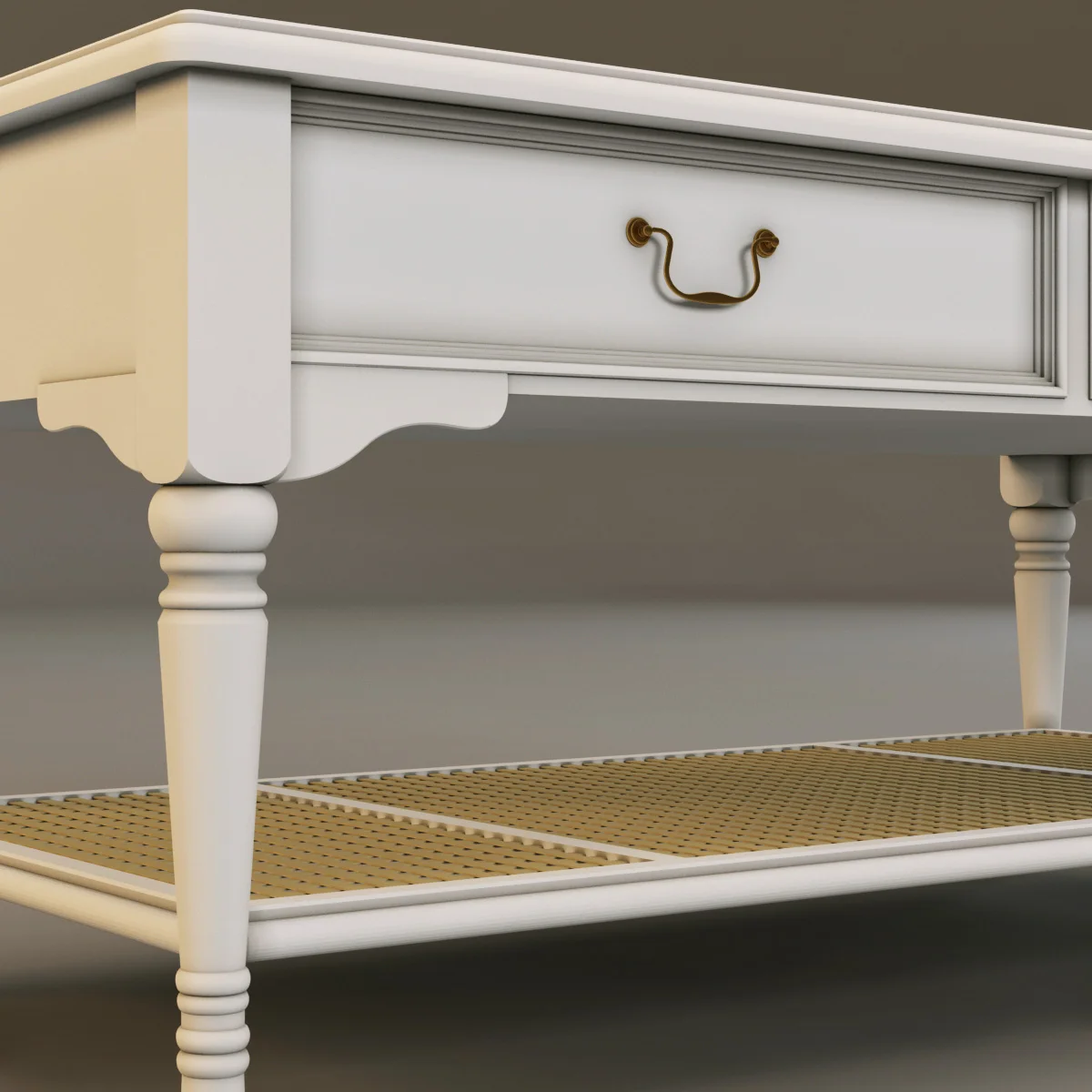 Laura Ashley Table — 3D model preview 1