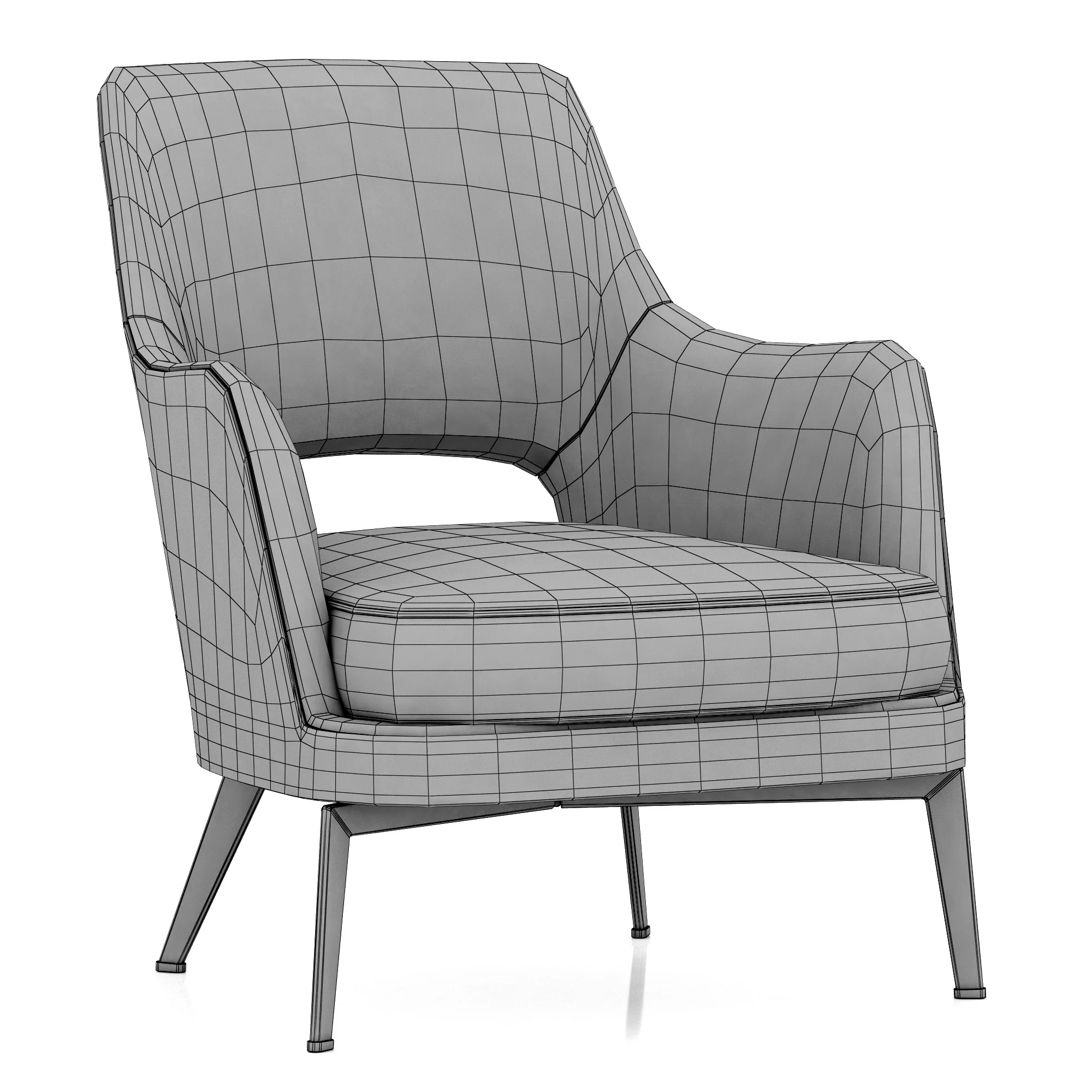Flexform Gatsby — 3D model preview 7