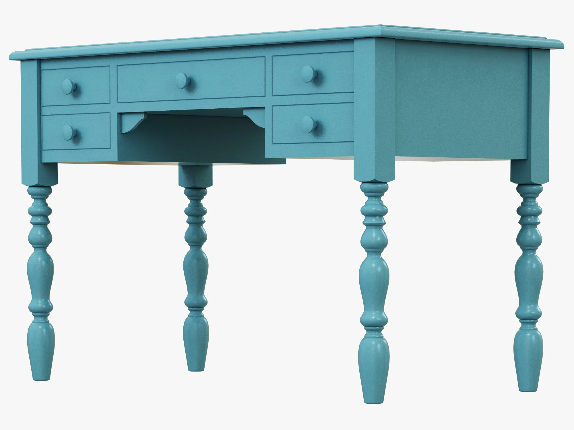 Laur Desk — 3D model preview 5