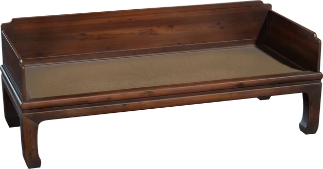 Chinese Traditional Wooden Daybed Sofa, 3D model preview 5