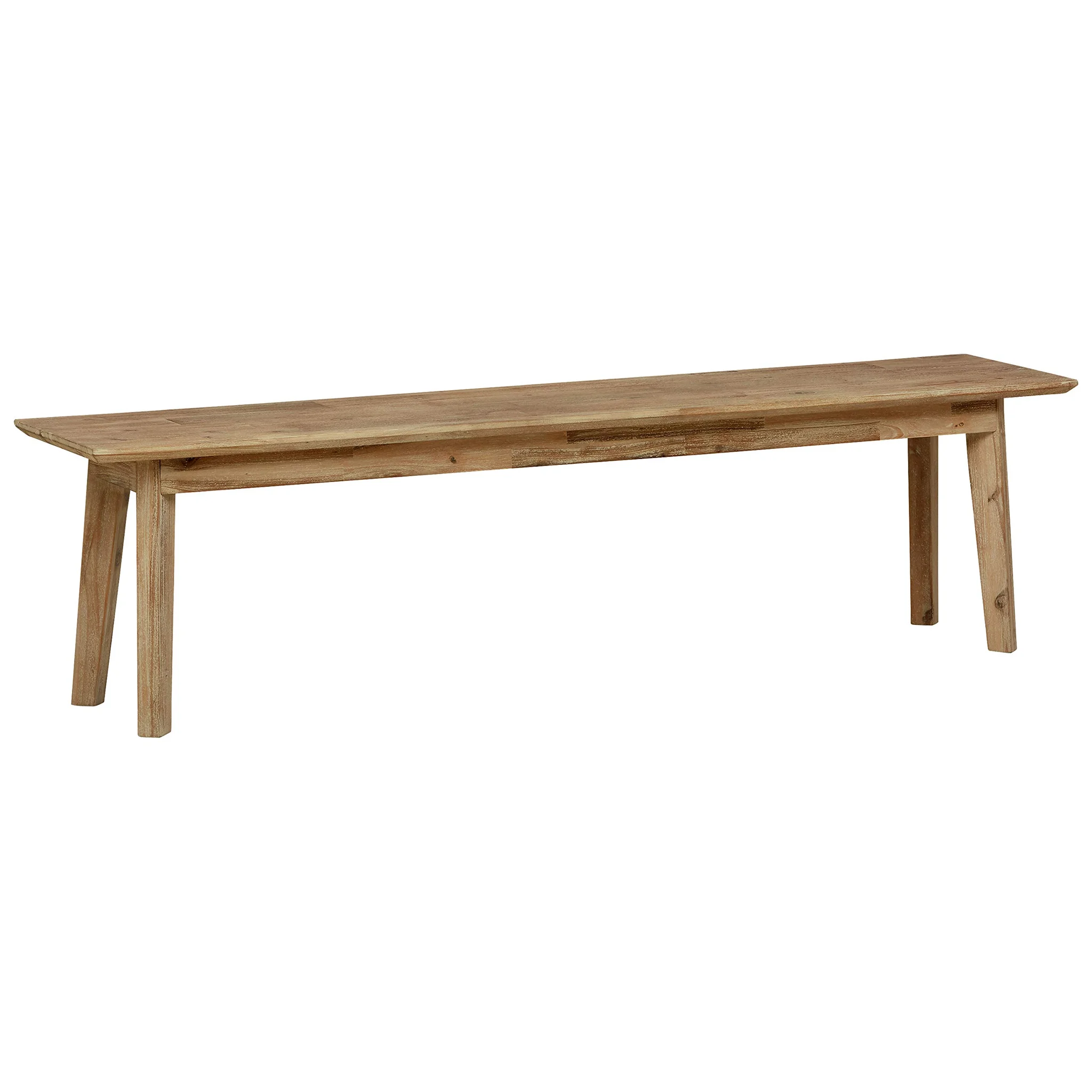 Modern Farmhouse Acacia Wood Dining Bench