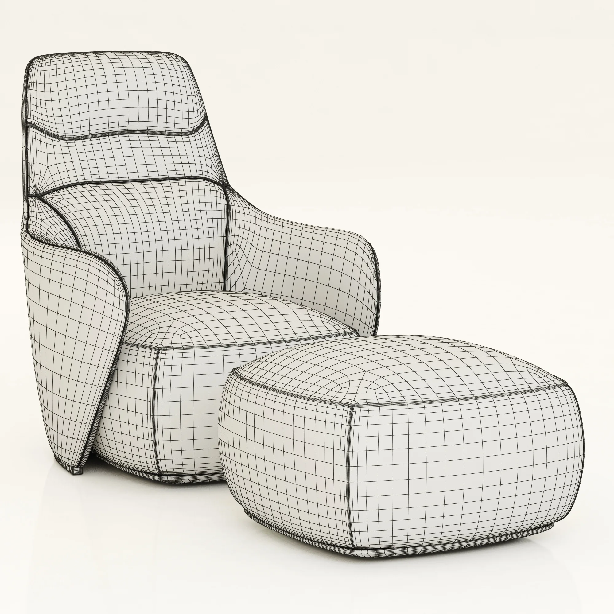 Giorgetti Caddy — 3D model preview 1