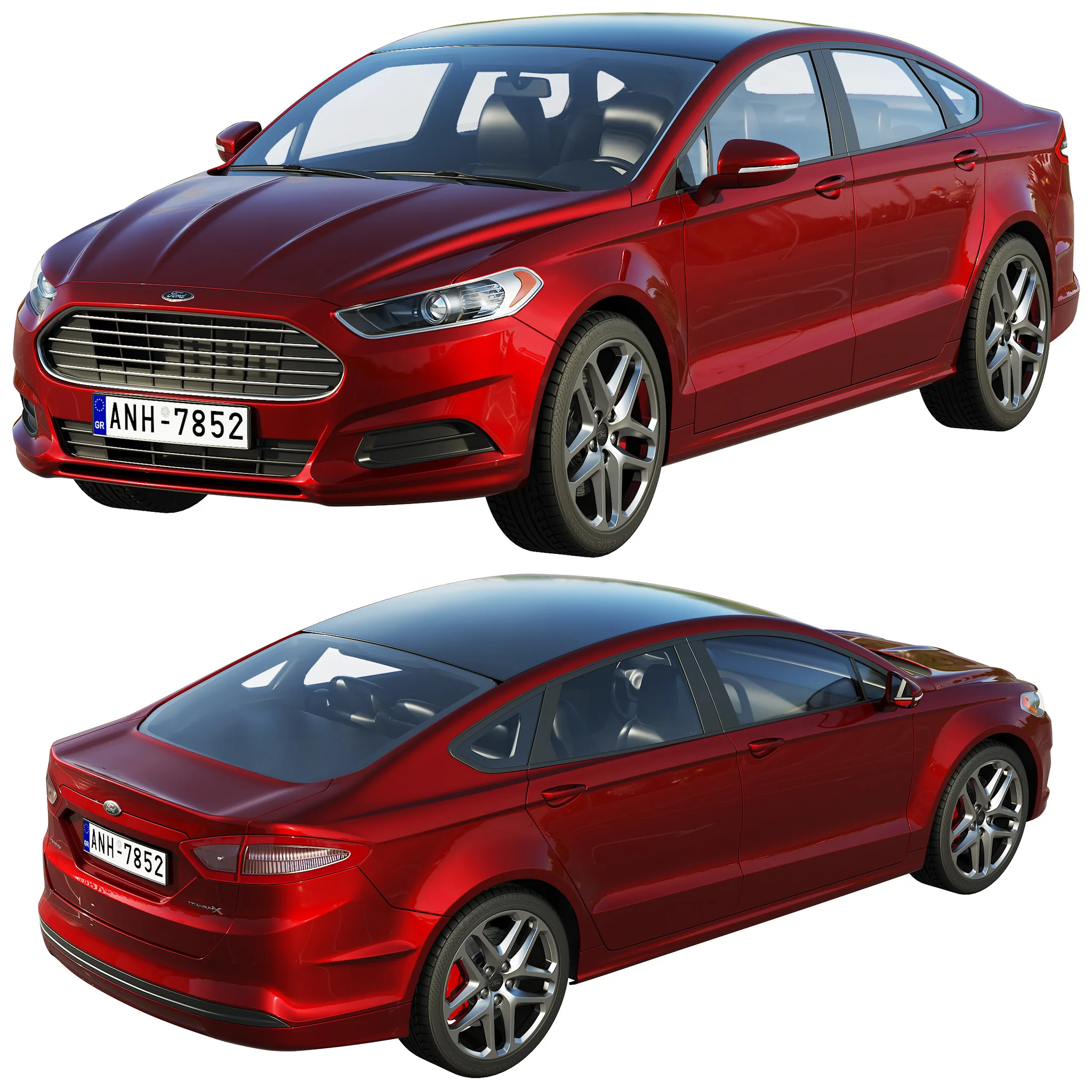 Ford Mondeo, 3D model preview 5