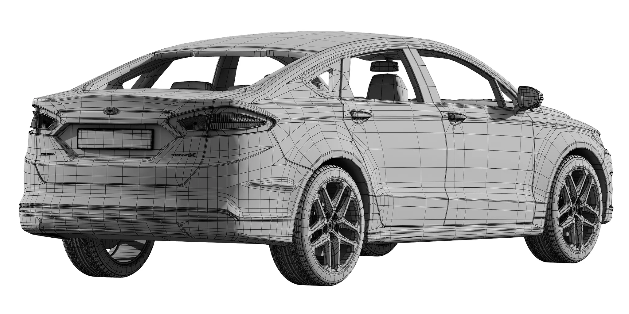 Ford Mondeo, 3D model preview 6
