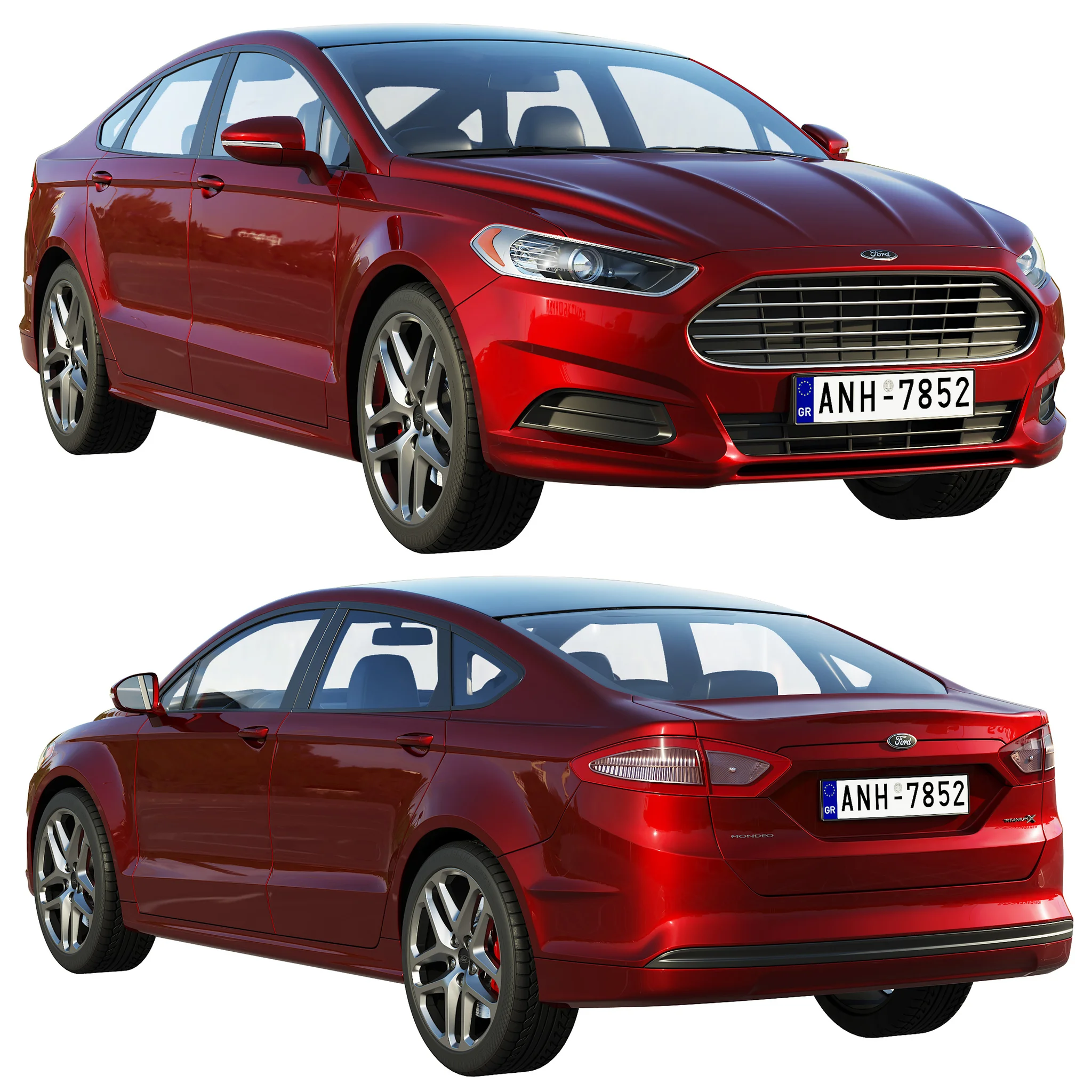 Ford Mondeo, 3D model preview 10