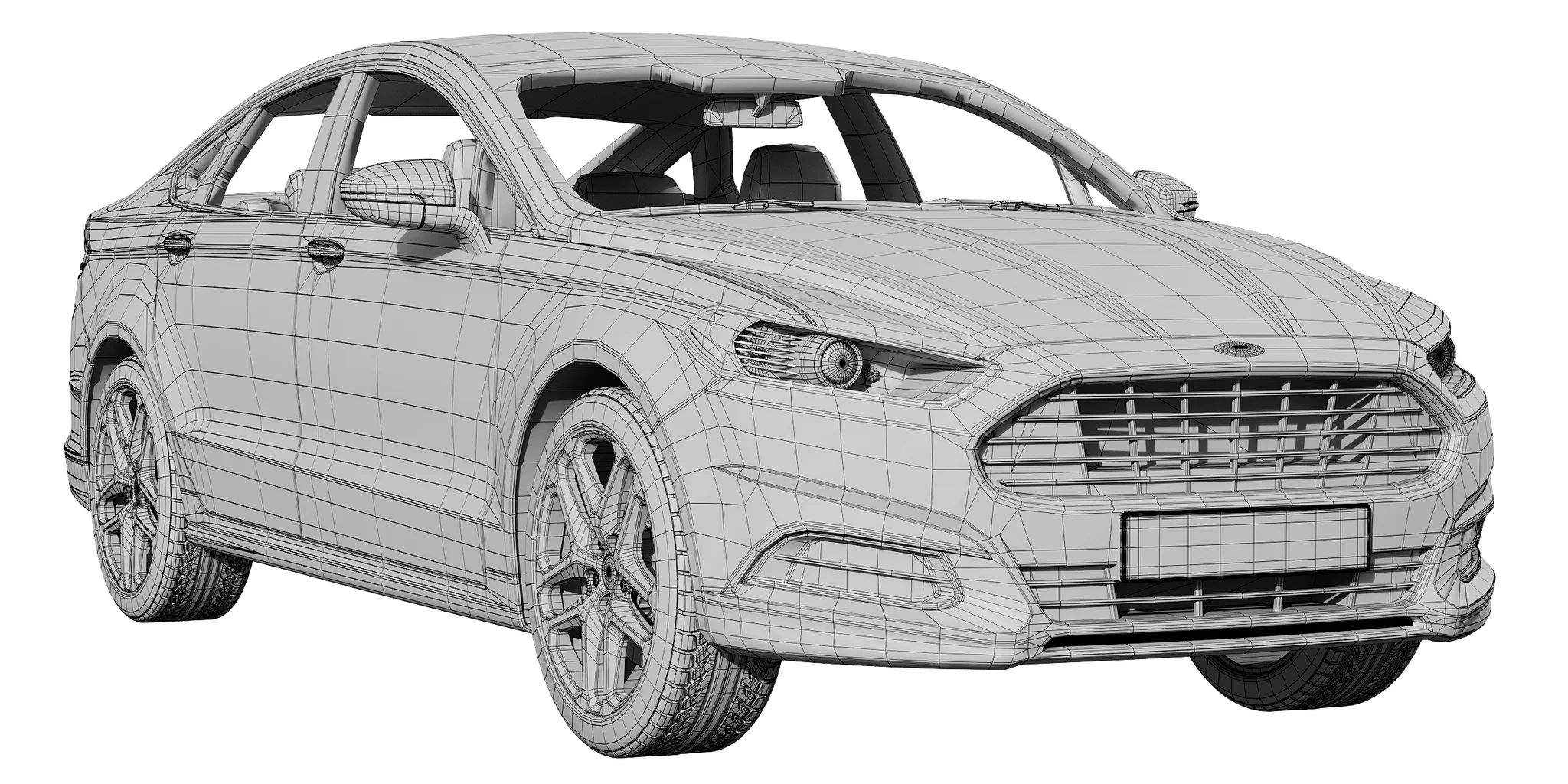 Ford Mondeo, 3D model preview 12