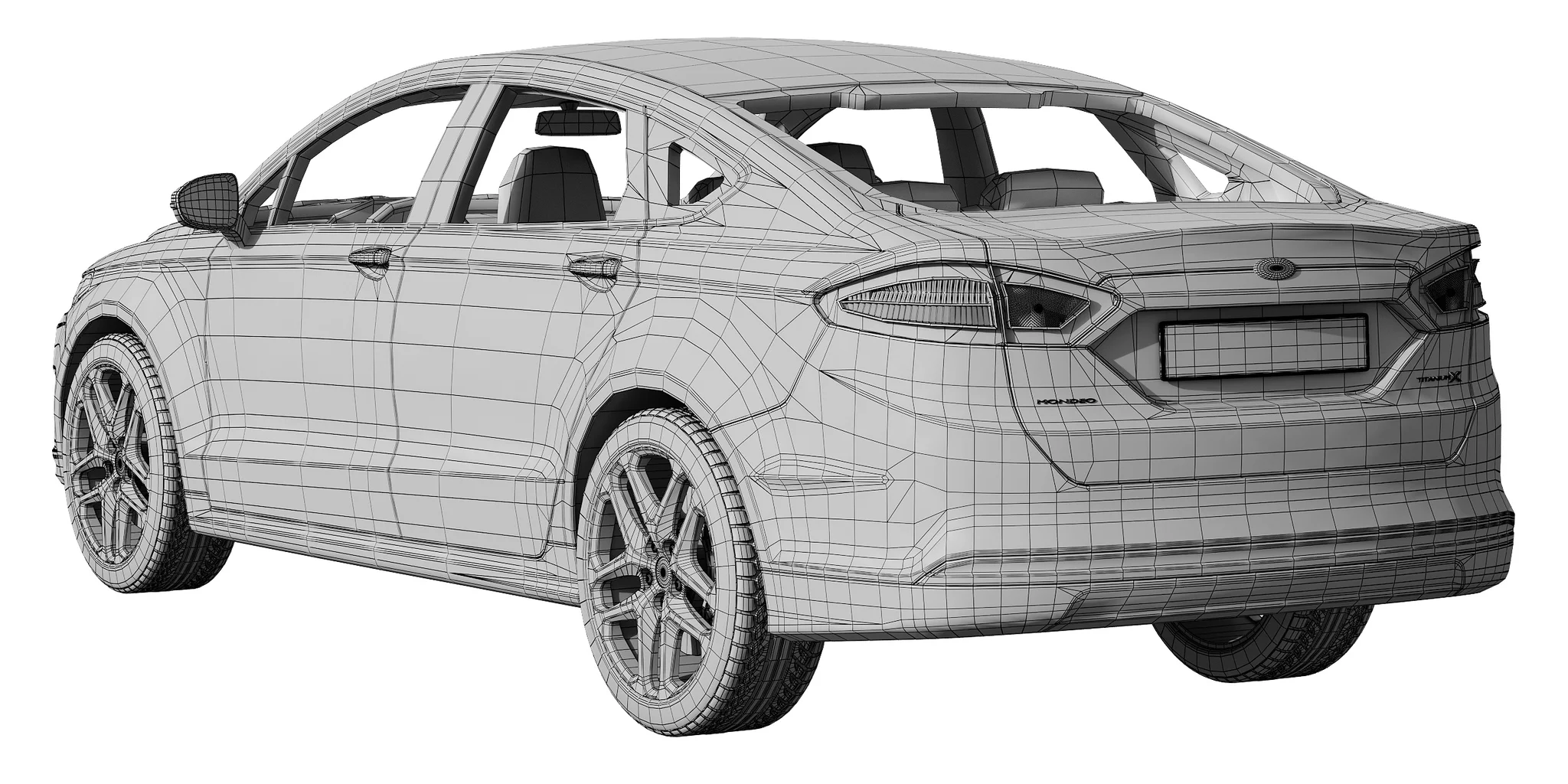 Ford Mondeo, 3D model preview 16