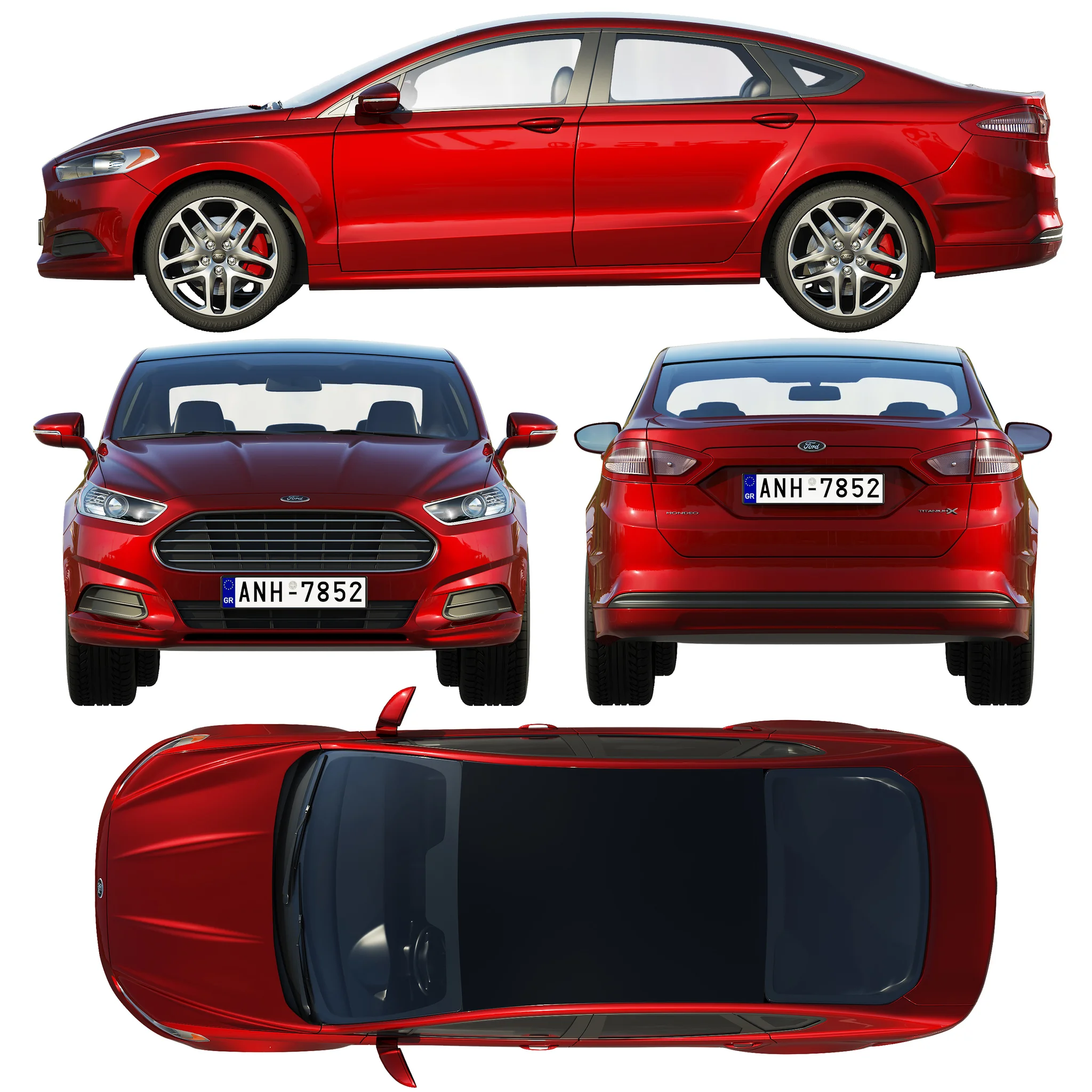 Ford Mondeo, 3D model preview 19