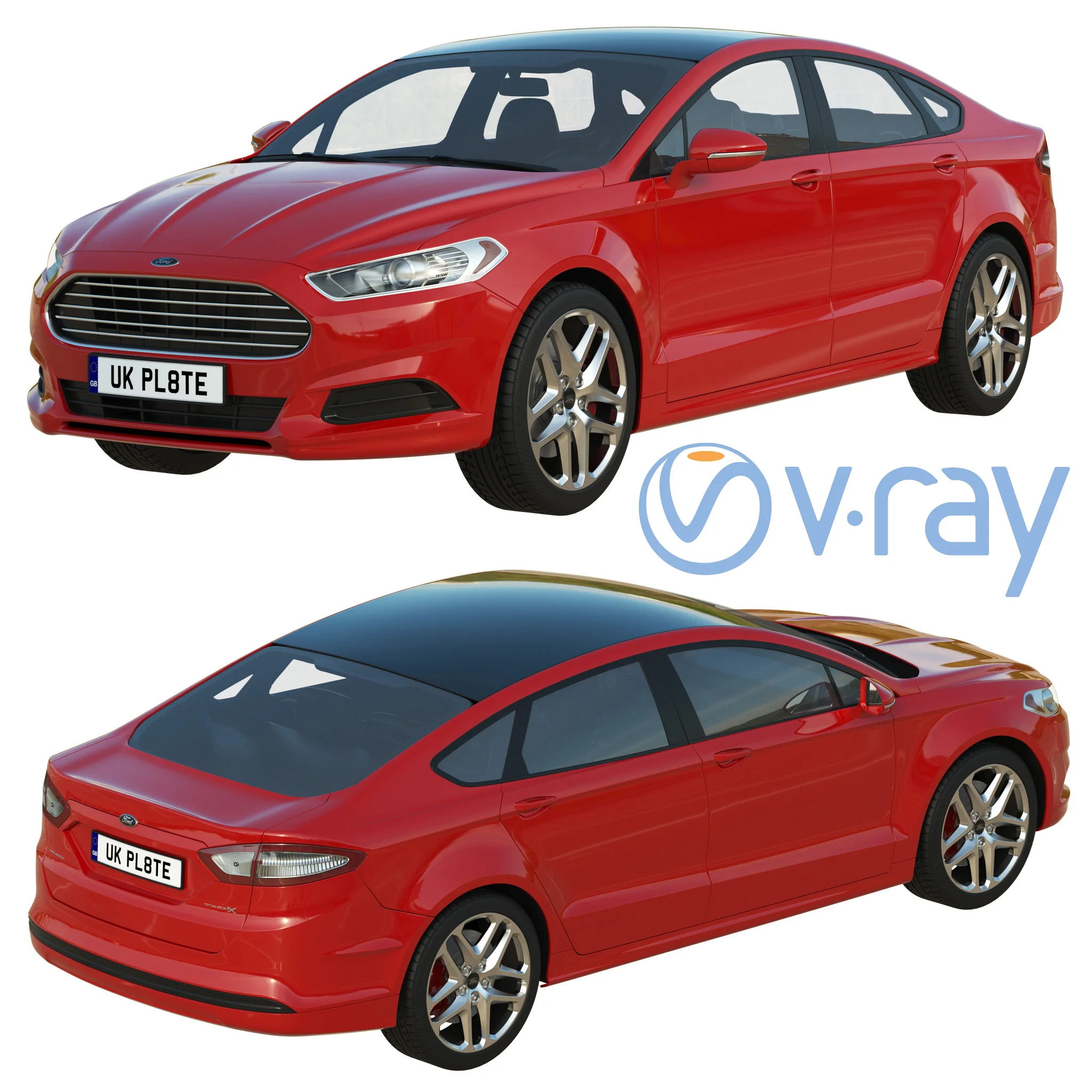 Ford Mondeo, 3D model preview 28