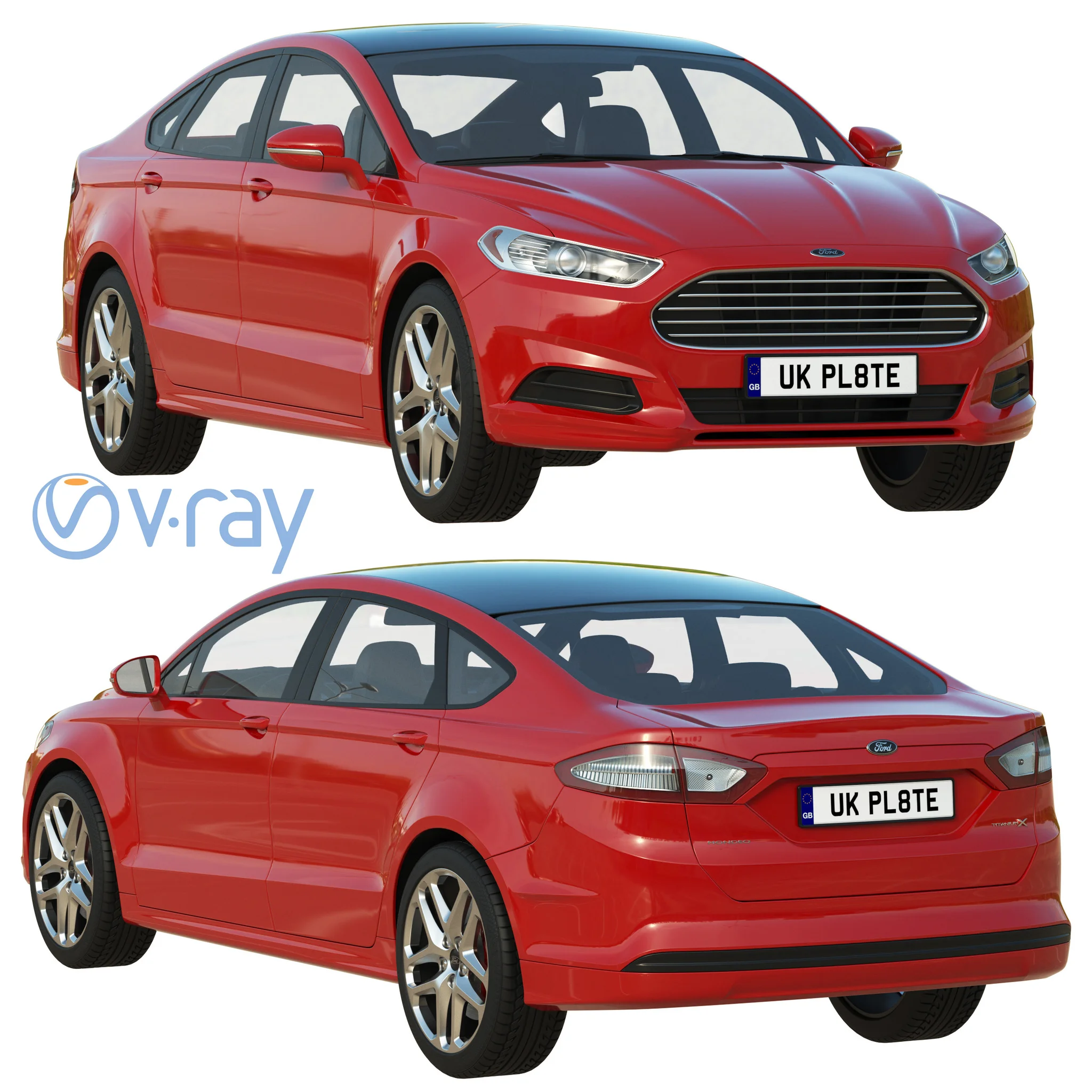 Ford Mondeo, 3D model preview 31