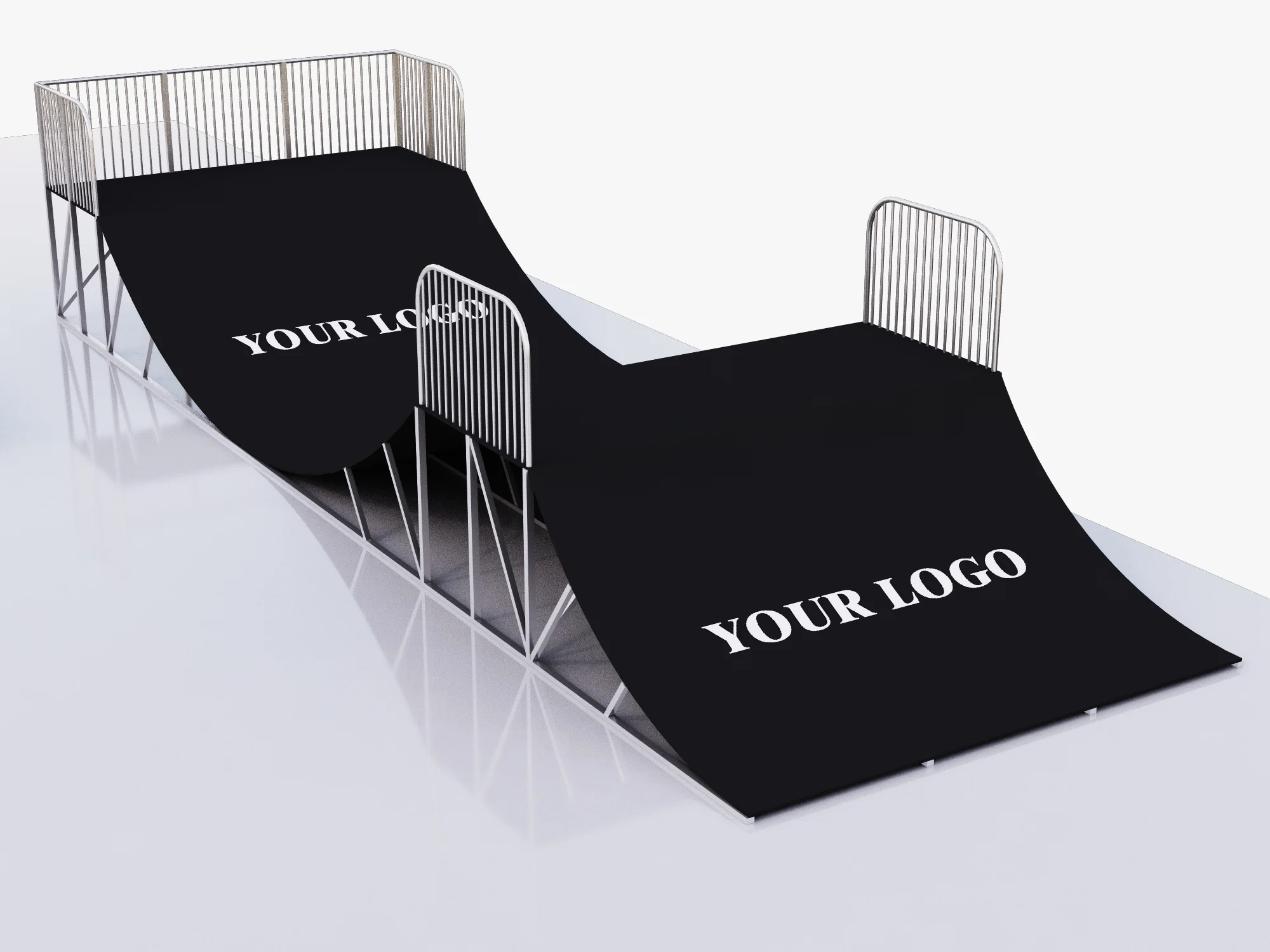 Skateboarding Park — 3D model preview 14