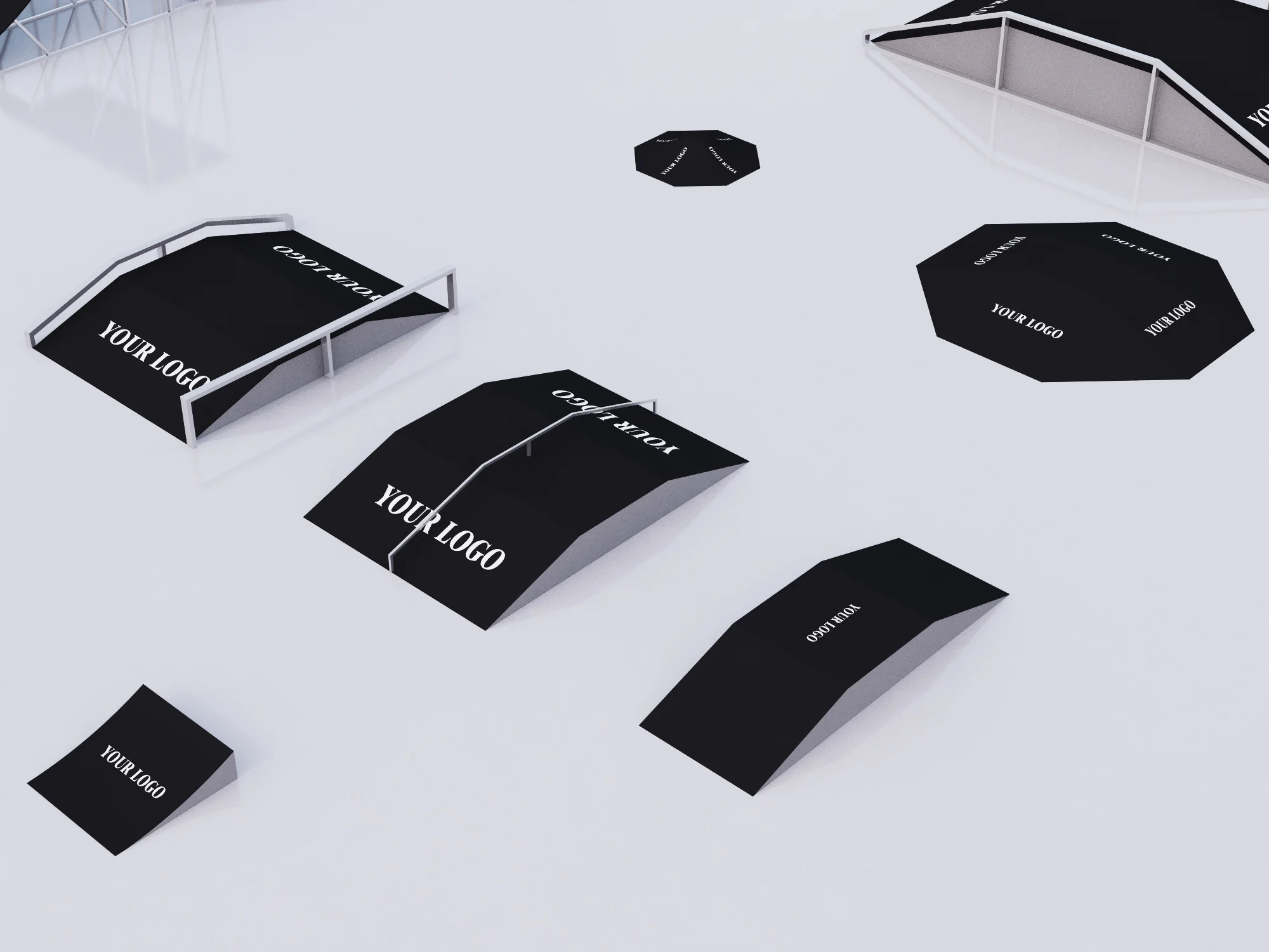 Skateboarding Park — 3D model preview 16