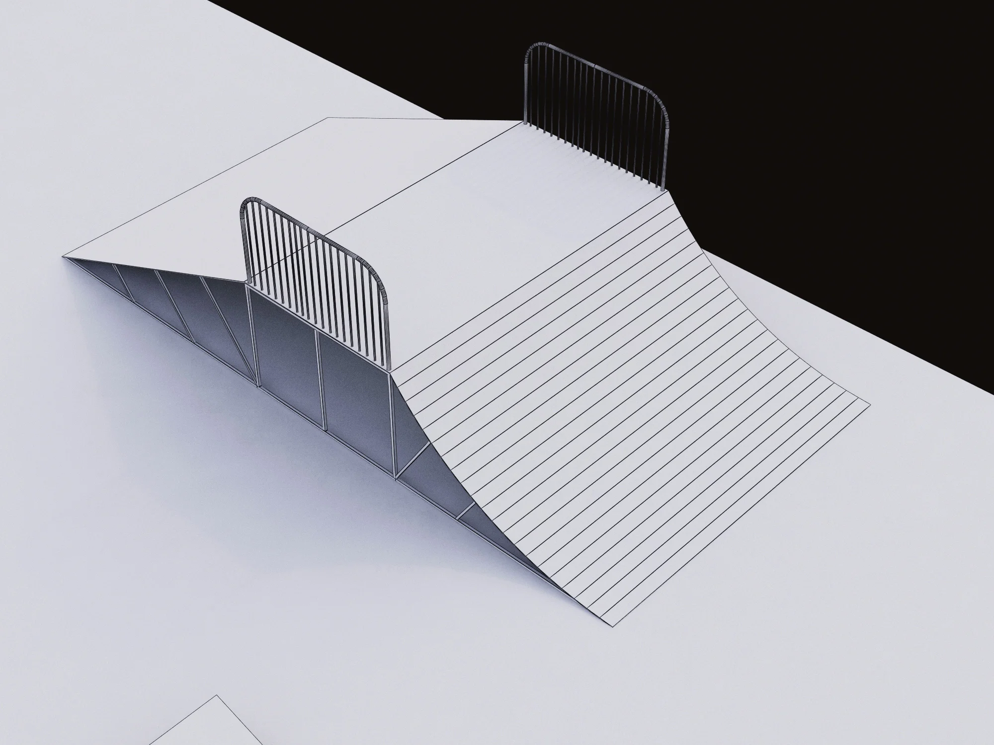 Skateboarding Park — 3D model preview 19