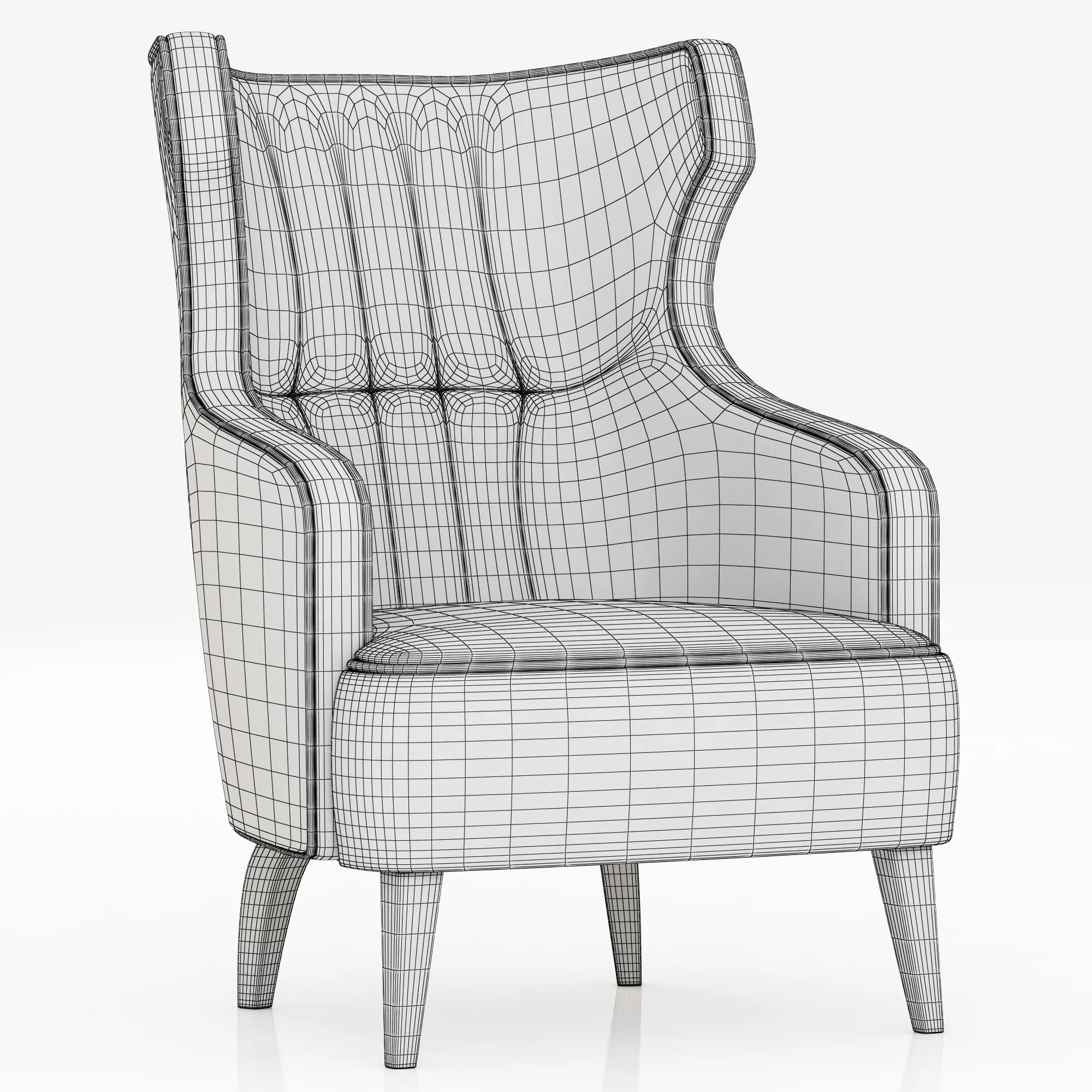 Brabbu IGUAZU ARMCHAIR — 3D model preview 6